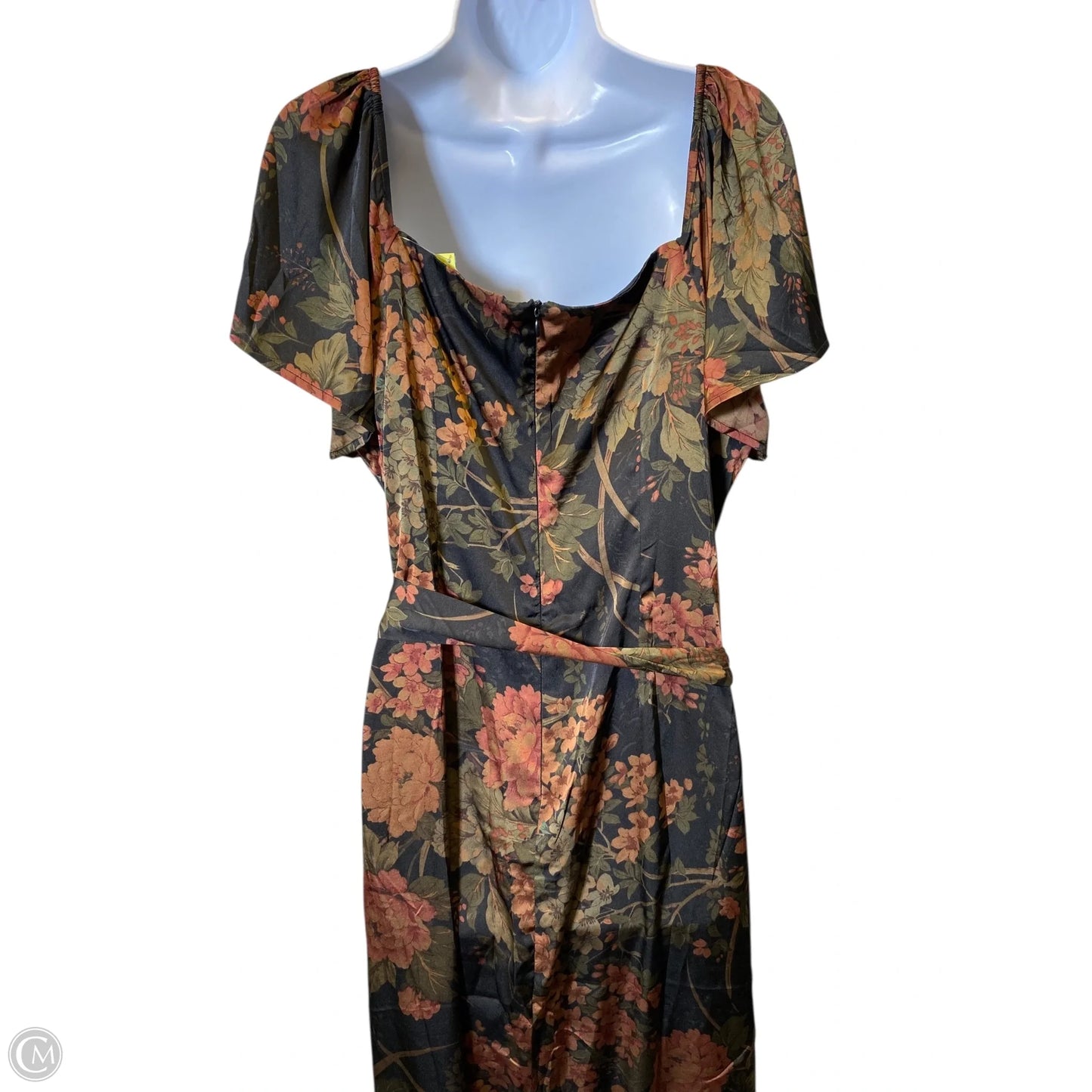Dress Casual Midi By Lulus In Floral Print, Size: Xl
