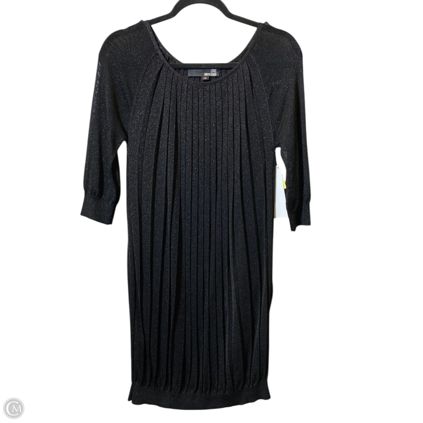 Dress Luxury Designer By Moschino In Black, Size: 6