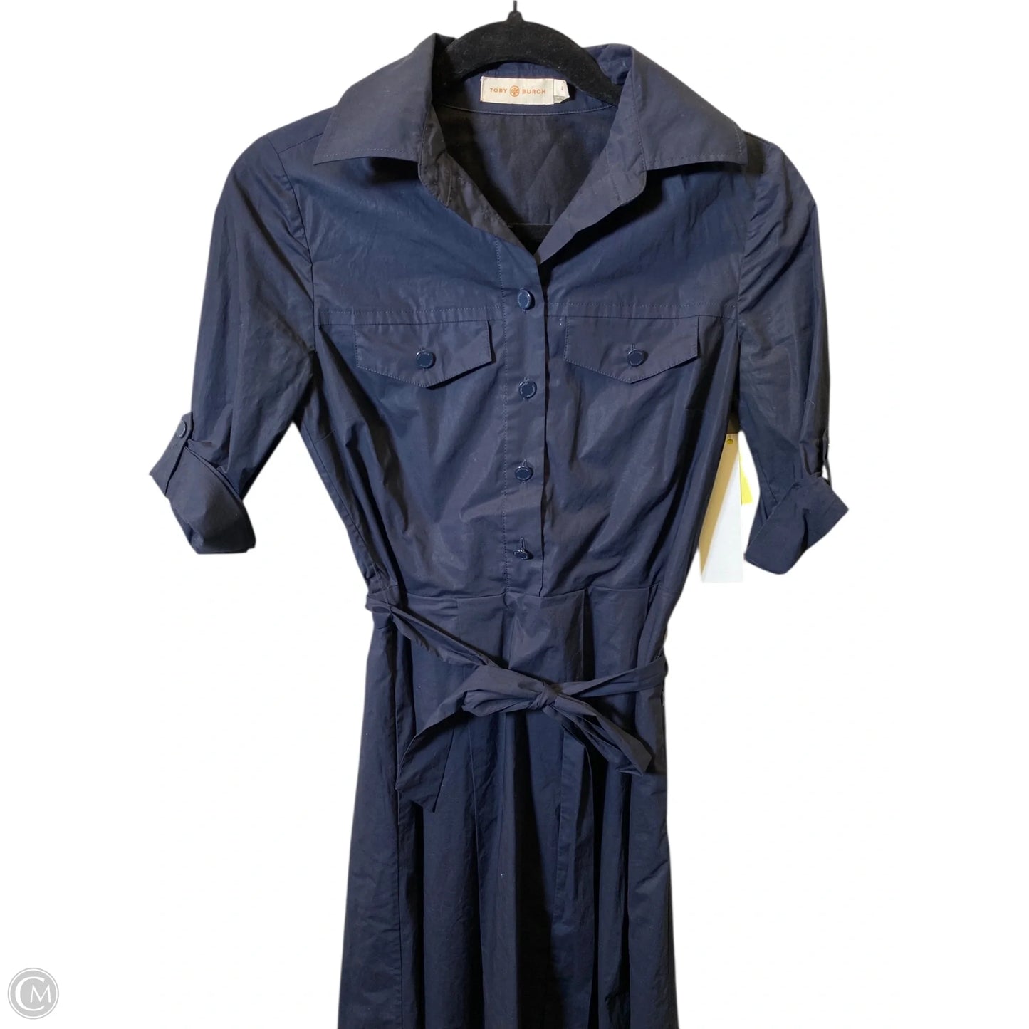 Dress Designer By Tory Burch In Navy, Size: 0
