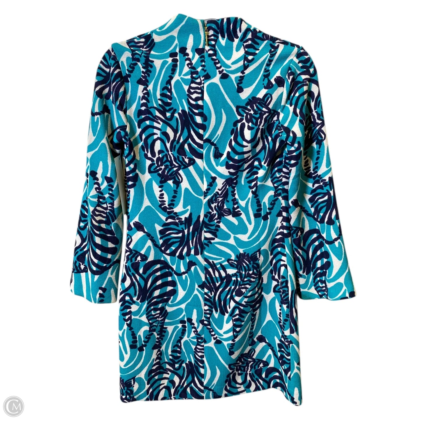 Dress Designer By Lilly Pulitzer In Blue & White, Size: 0