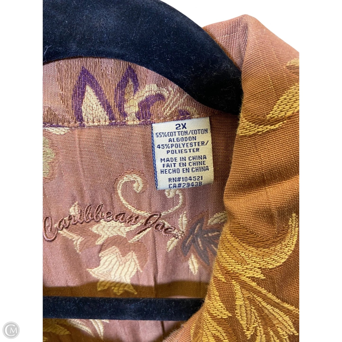 Jacket Moto By Caribbean Joe In Brown, Size: 2x