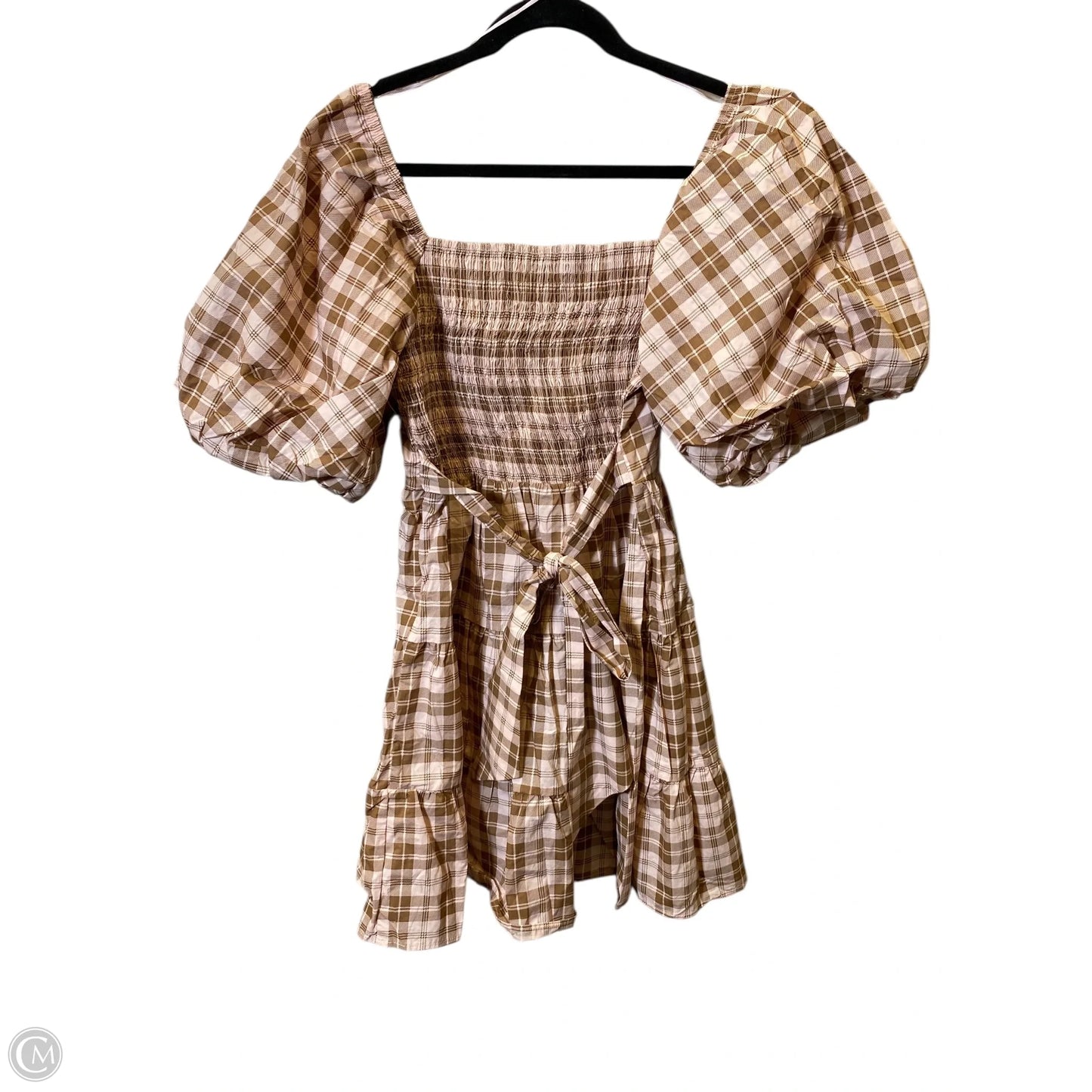 Dress Casual Short By Clothes Mentor In Plaid Pattern, Size: M