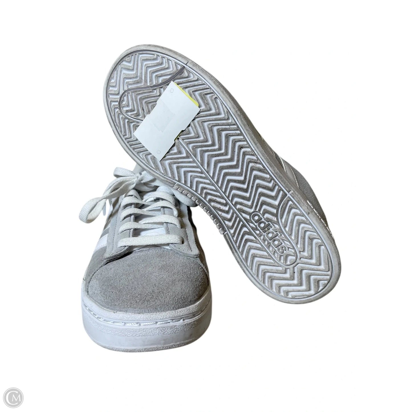 Shoes Athletic By Adidas In Grey & White, Size: 8