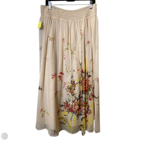 Skirt Maxi By Soft Surroundings In Multi-colored, Size: M