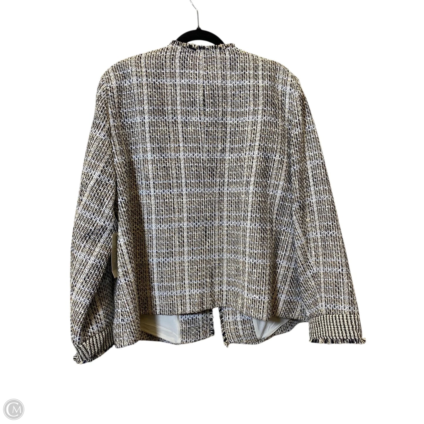 Jacket Moto By Chicos In Multi-colored, Size: Xxl