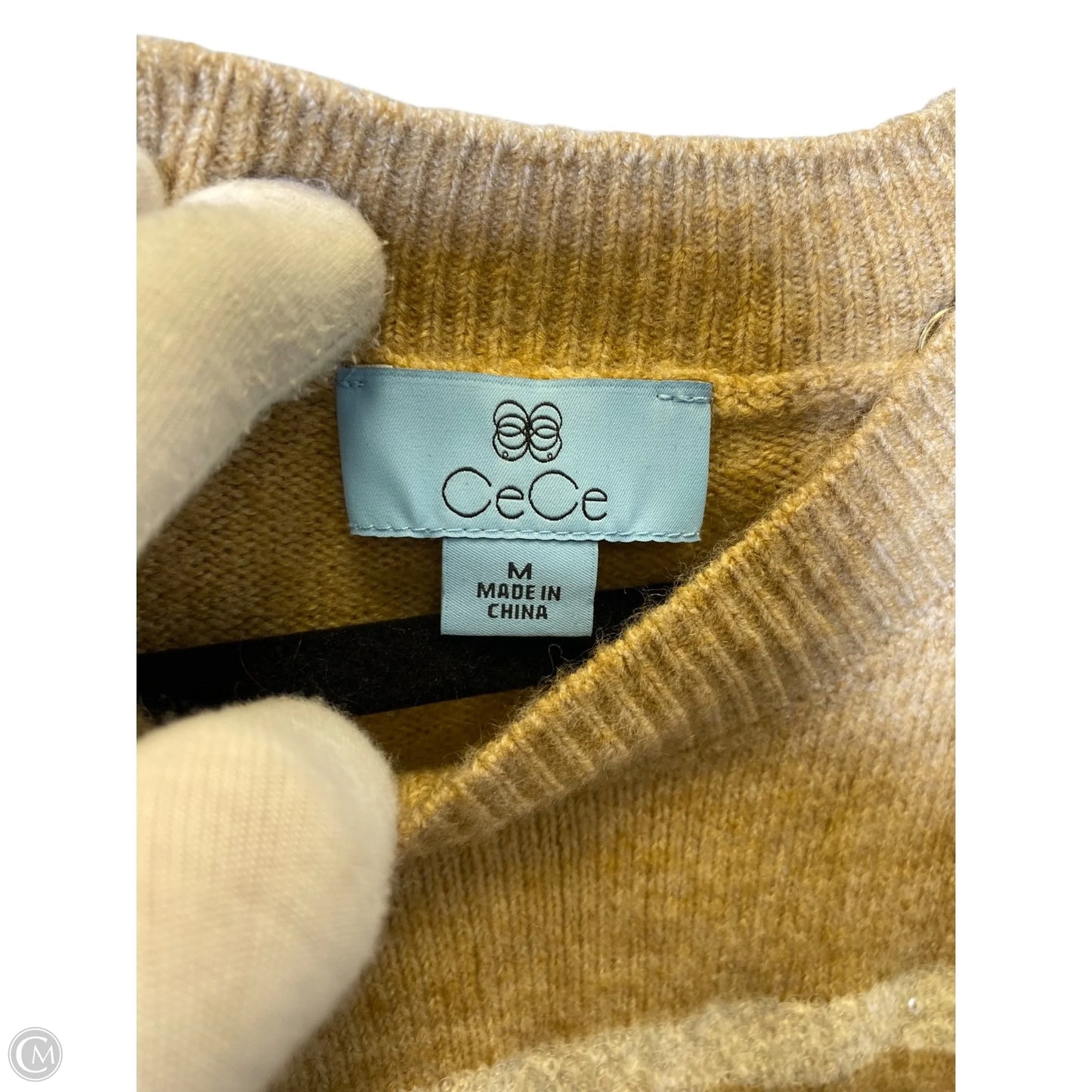 Sweater By Cece In Striped Pattern, Size: M