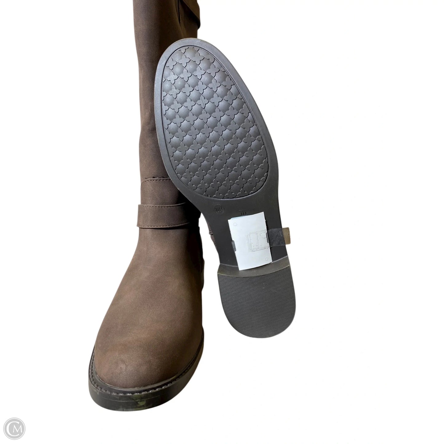 Boots Knee Flats By Kelly And Katie In Brown, Size: 10