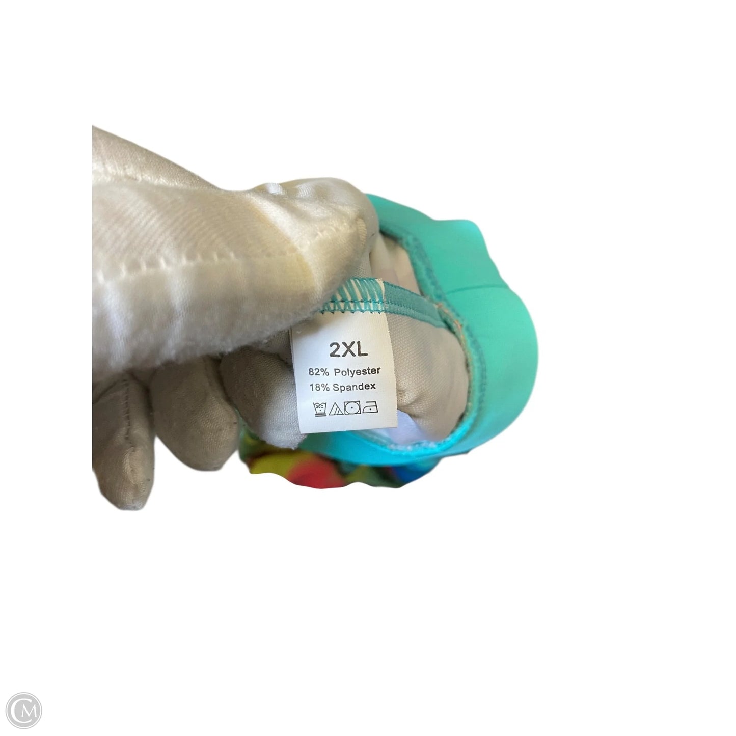 Swimsuit 2pc By Cmc In Tropical Print, Size: 2x