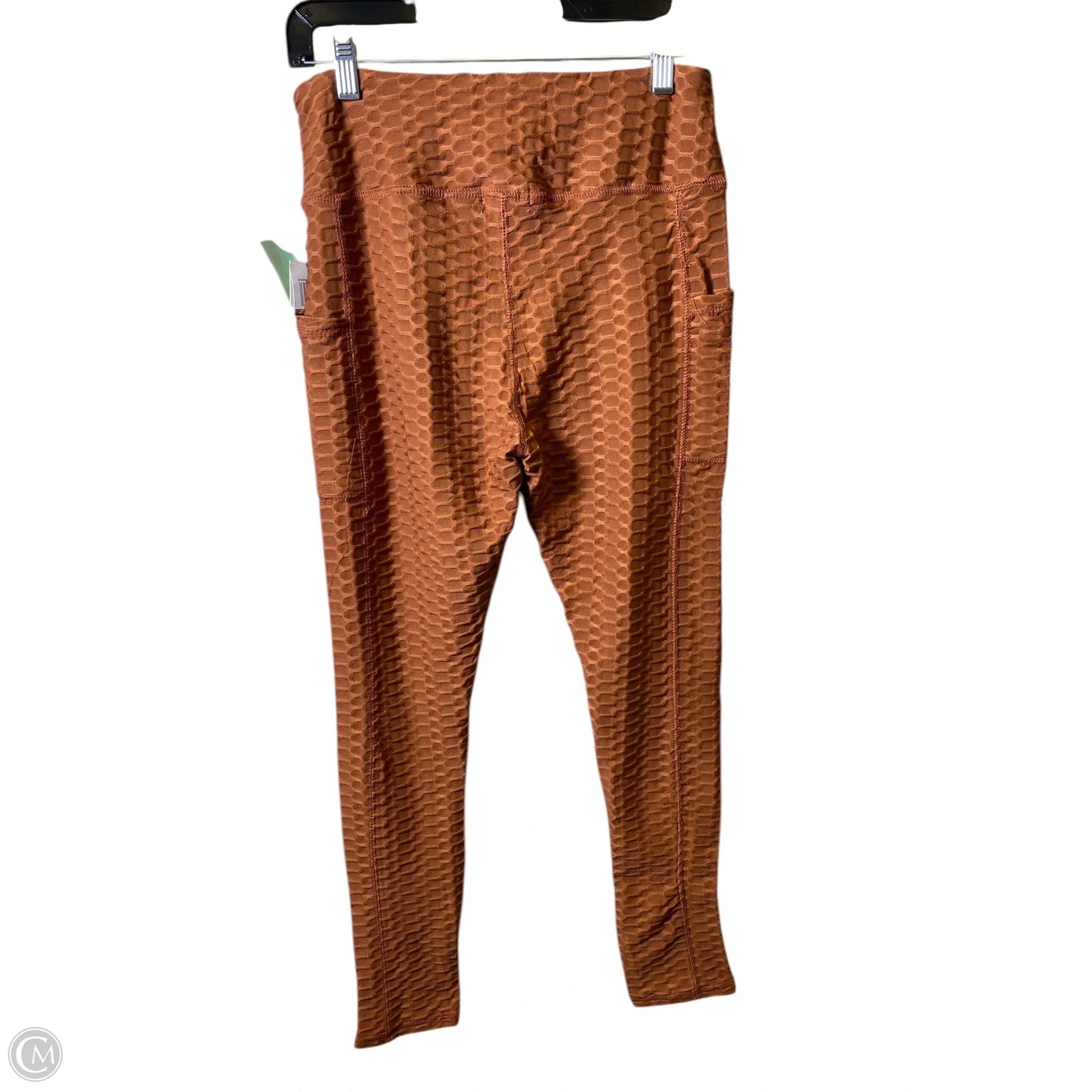 Pants Leggings By Ultra Flirt In Brown, Size: L