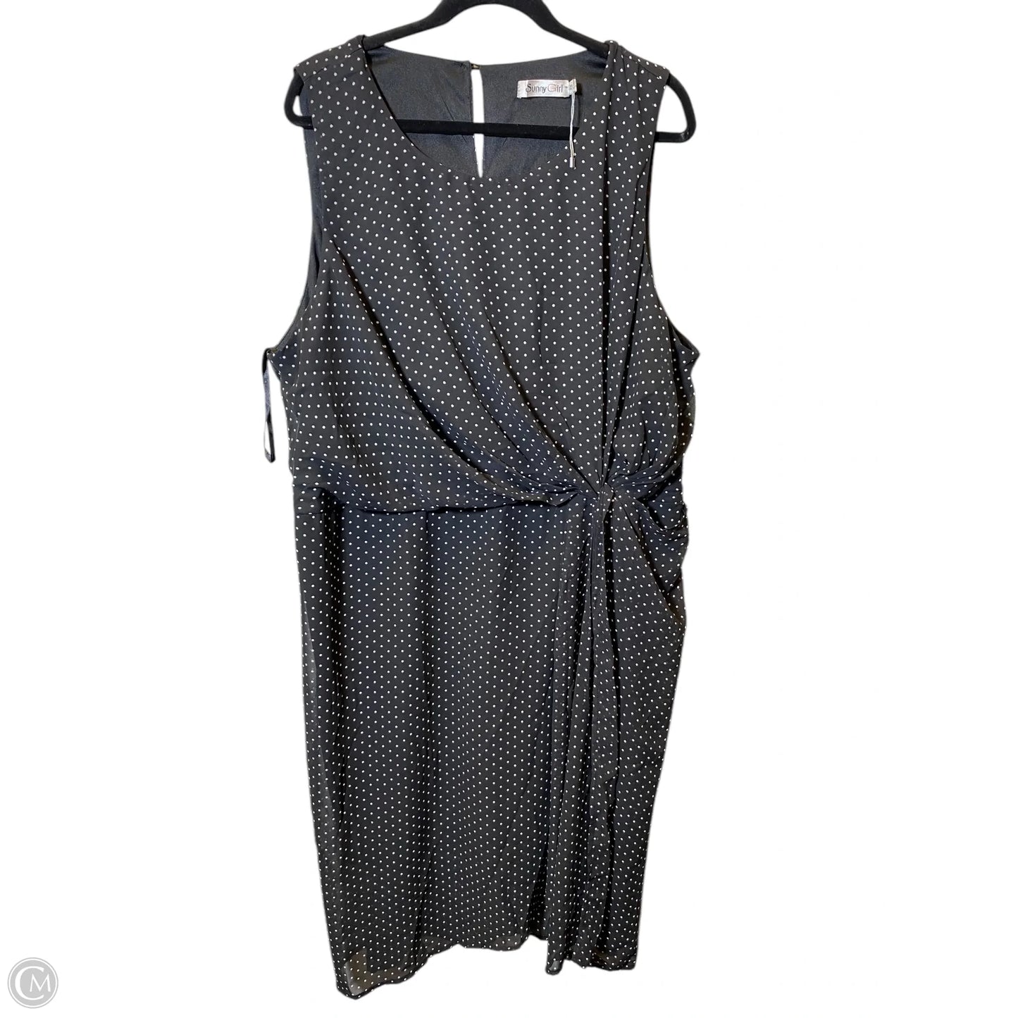 Dress Casual Midi By Cmc In Polkadot Pattern, Size: 3x