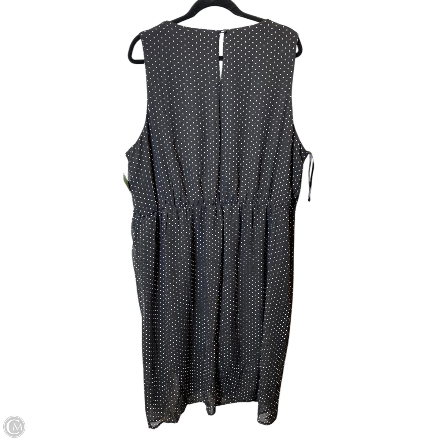 Dress Casual Midi By Cmc In Polkadot Pattern, Size: 3x
