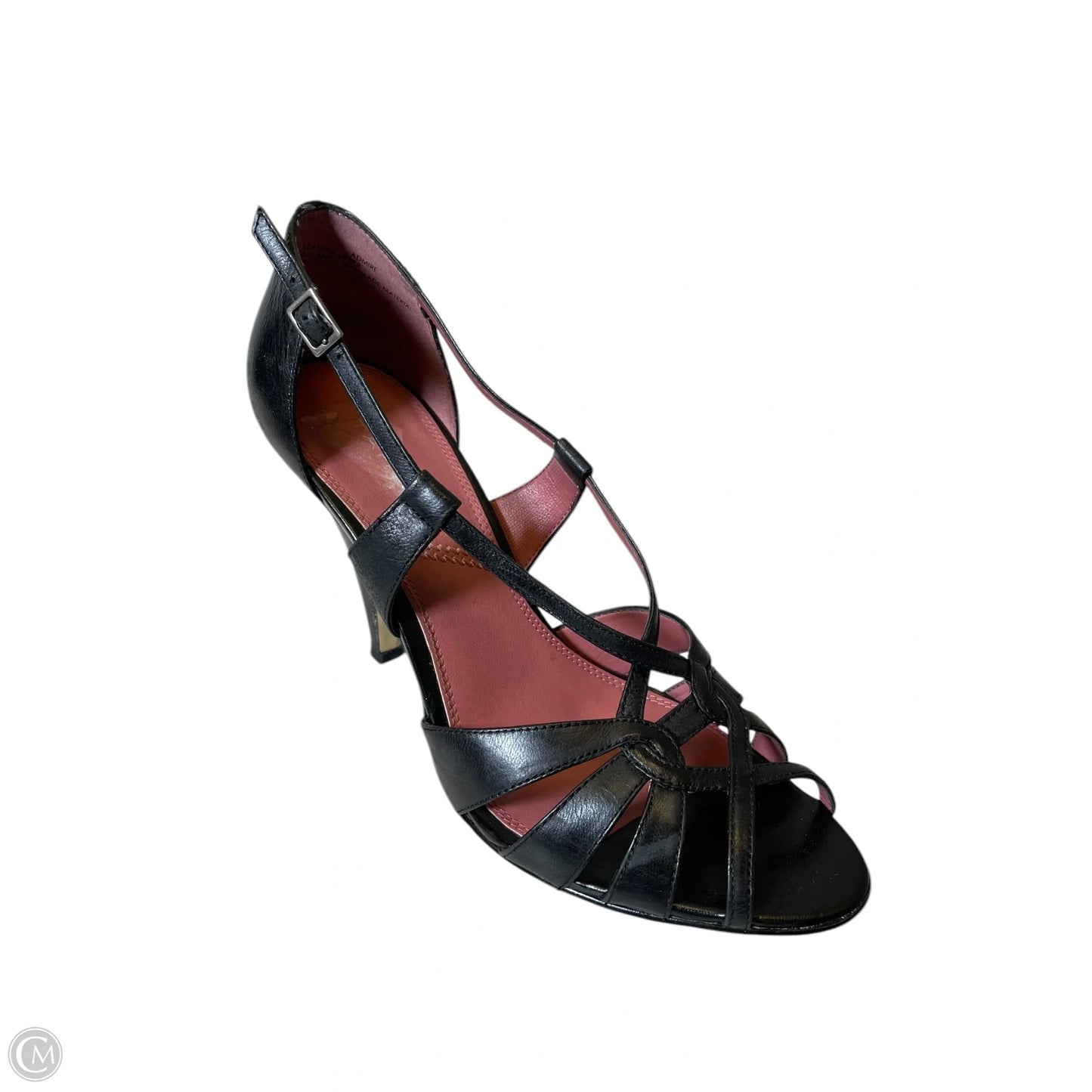 Sandals Heels Stiletto By Tahari By Arthur Levine In Black, Size: 8.5