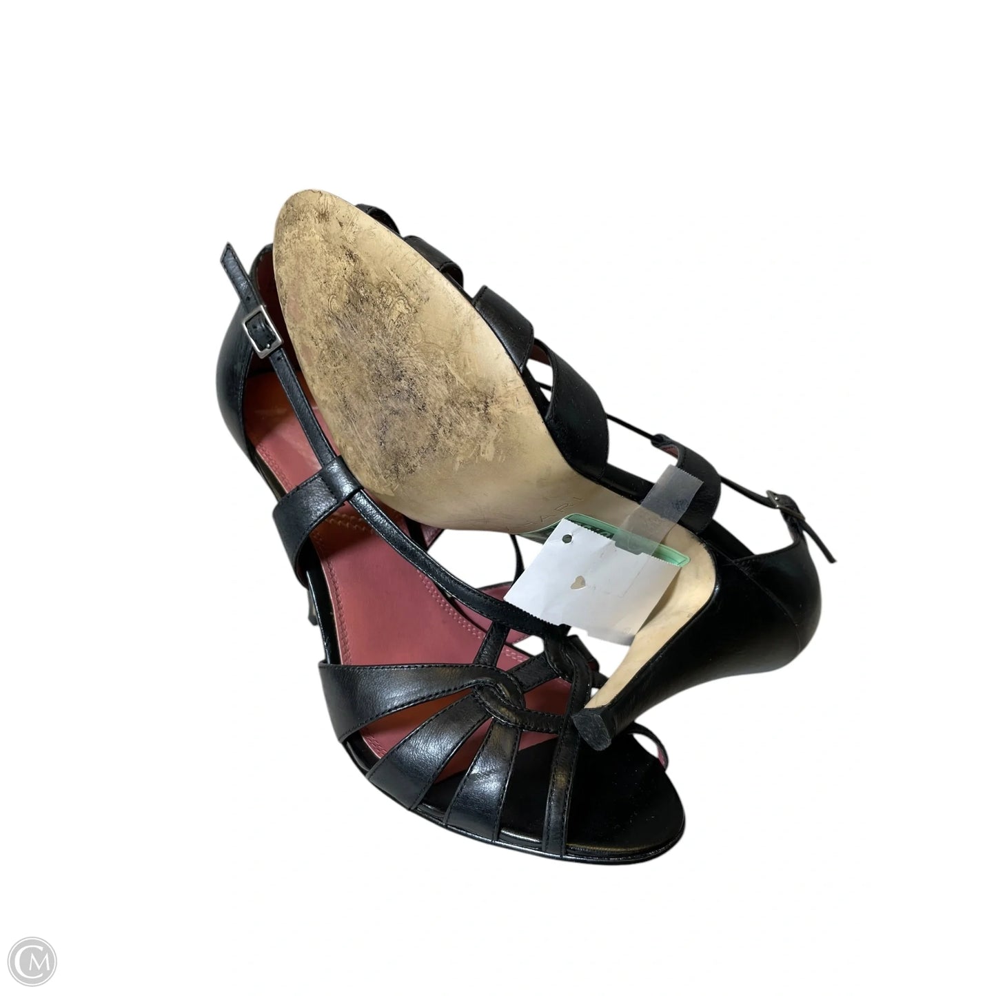 Sandals Heels Stiletto By Tahari By Arthur Levine In Black, Size: 8.5