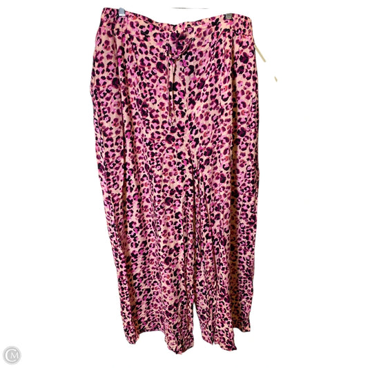 Pants Wide Leg By Torrid In Animal Print, Size: 3x