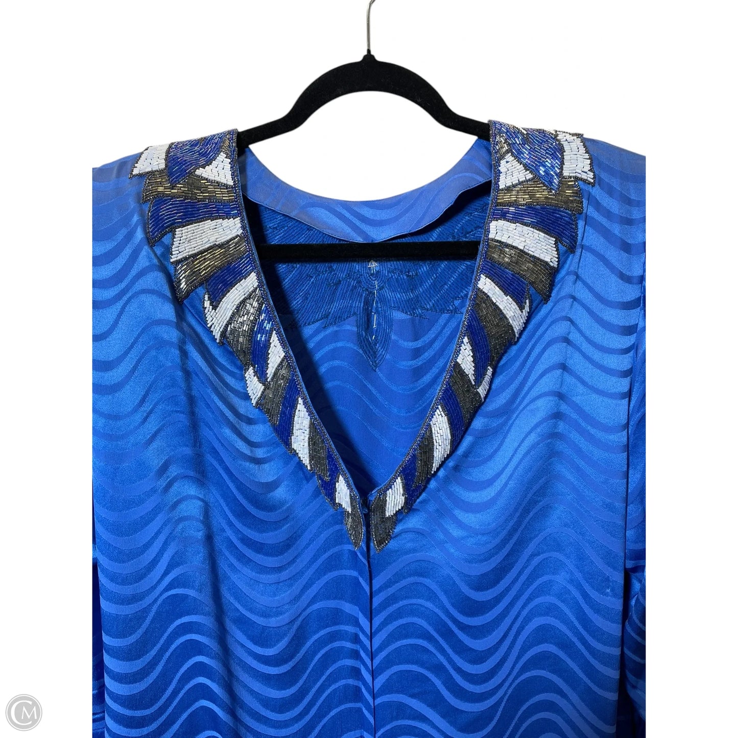 Dress Designer By Neiman Marcus In Blue, Size: 1x