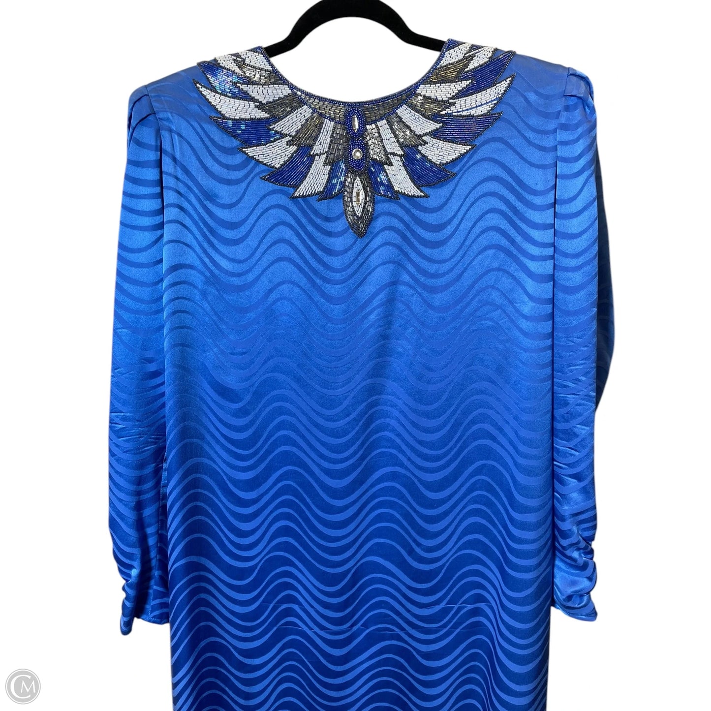 Dress Designer By Neiman Marcus In Blue, Size: 1x