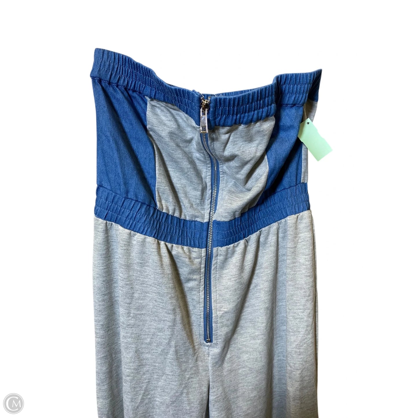 Jumpsuit By Cmc In Blue & Grey, Size: S