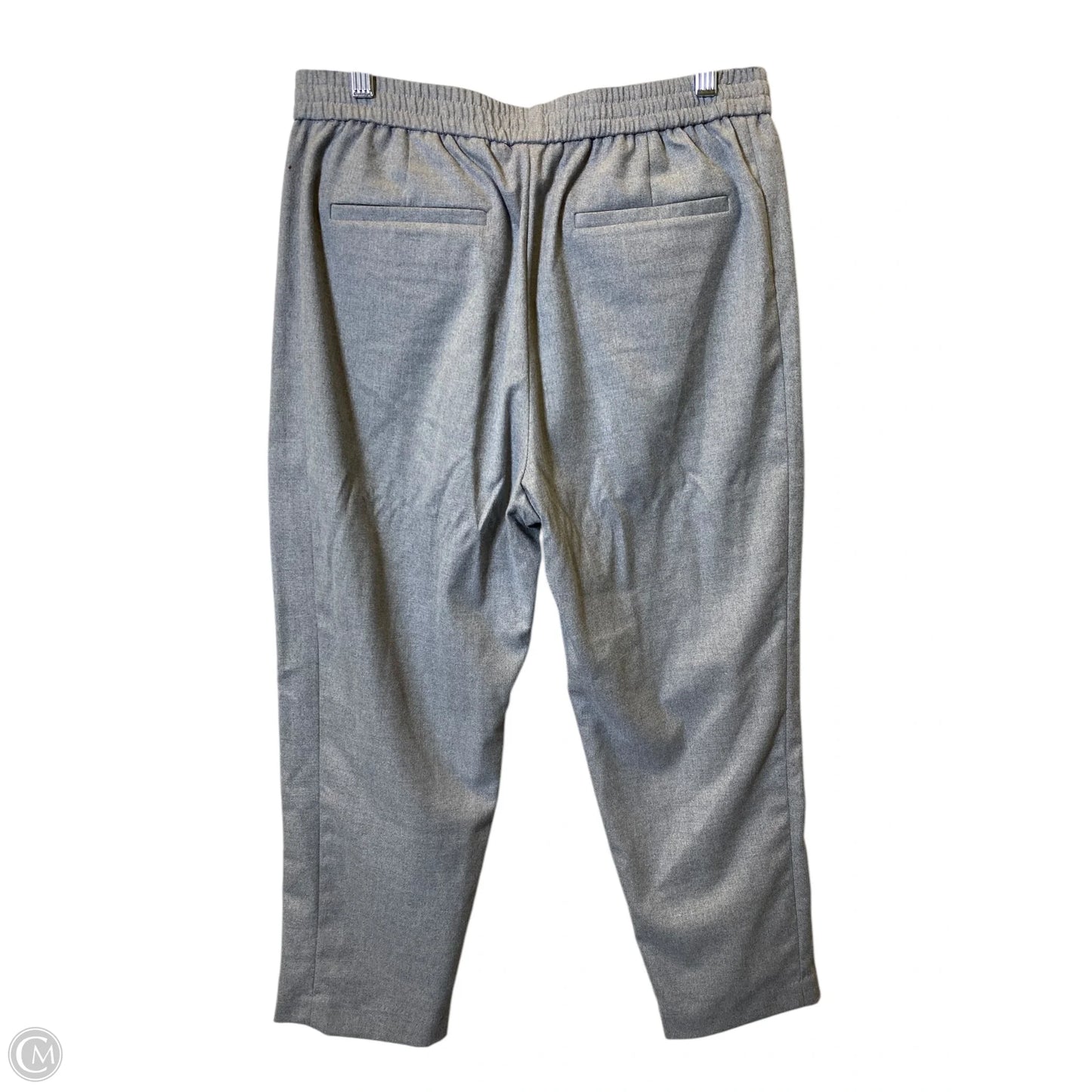 Pants Cropped By Calvin Klein In Grey, Size: M