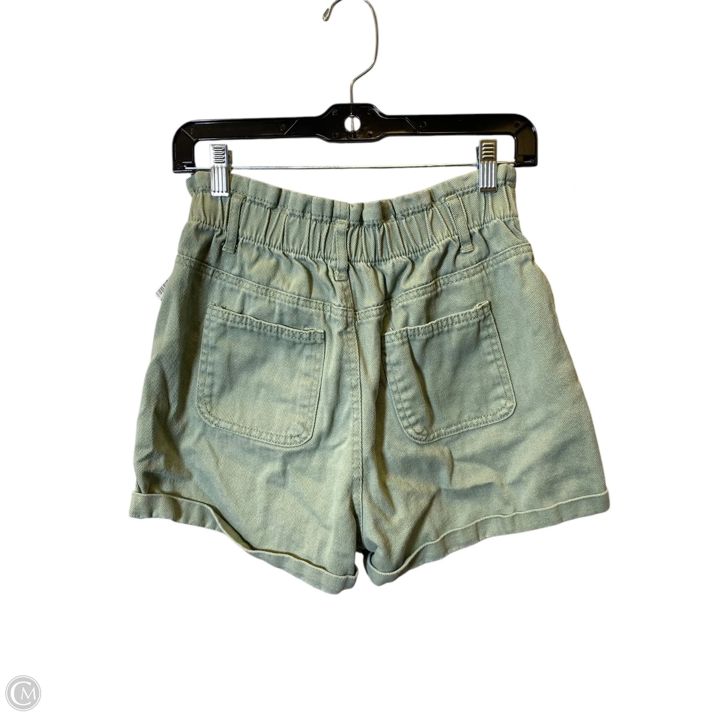 Shorts By Love Tree In Green Denim, Size: M