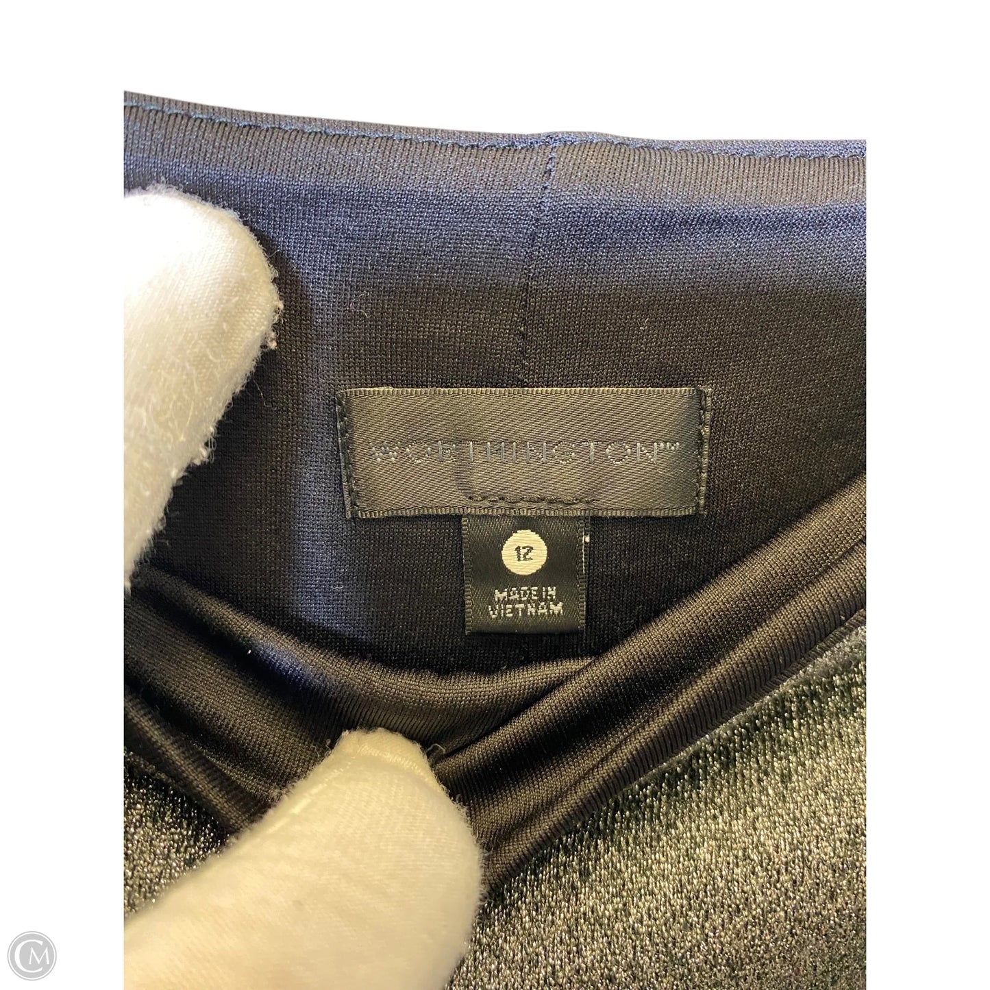 Skirt Midi By Worthington In Silver, Size: 12