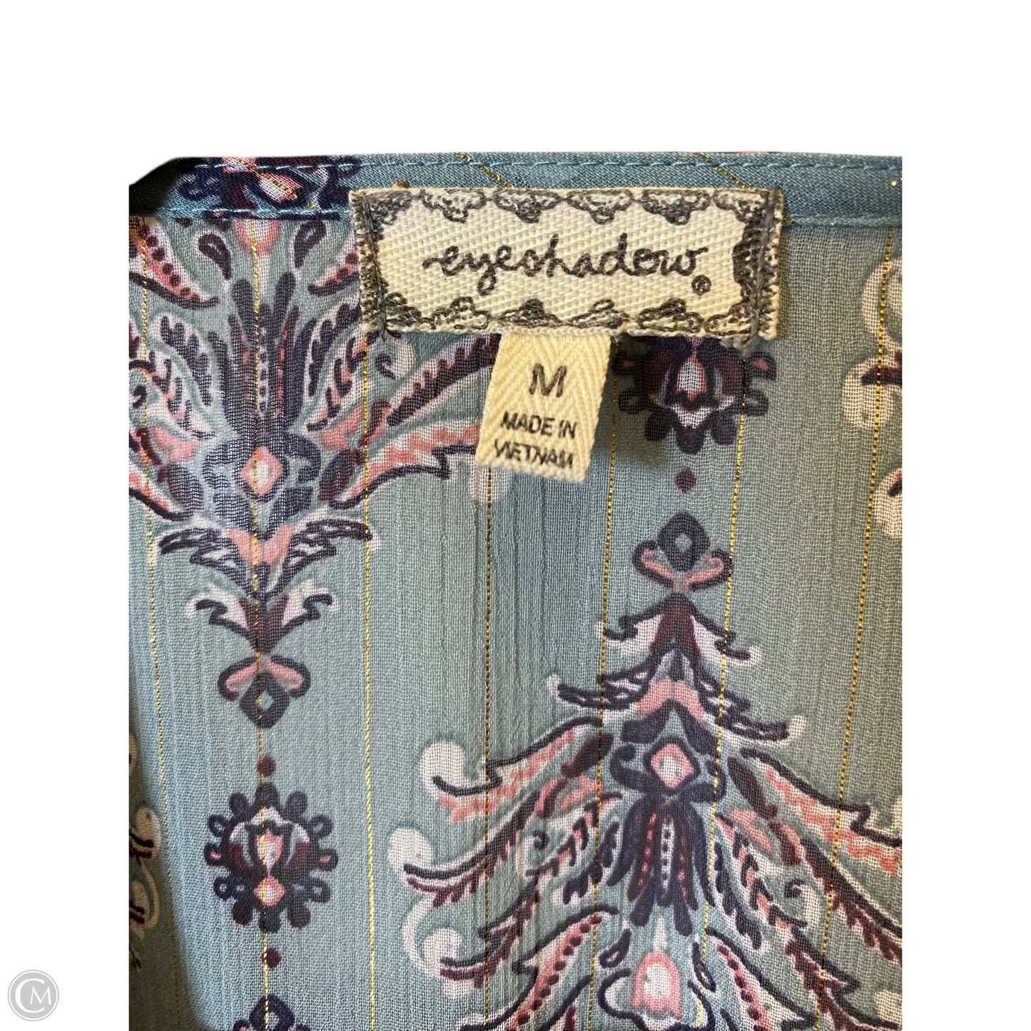 Top Long Sleeve By Eyeshadow In Multi-colored, Size: M