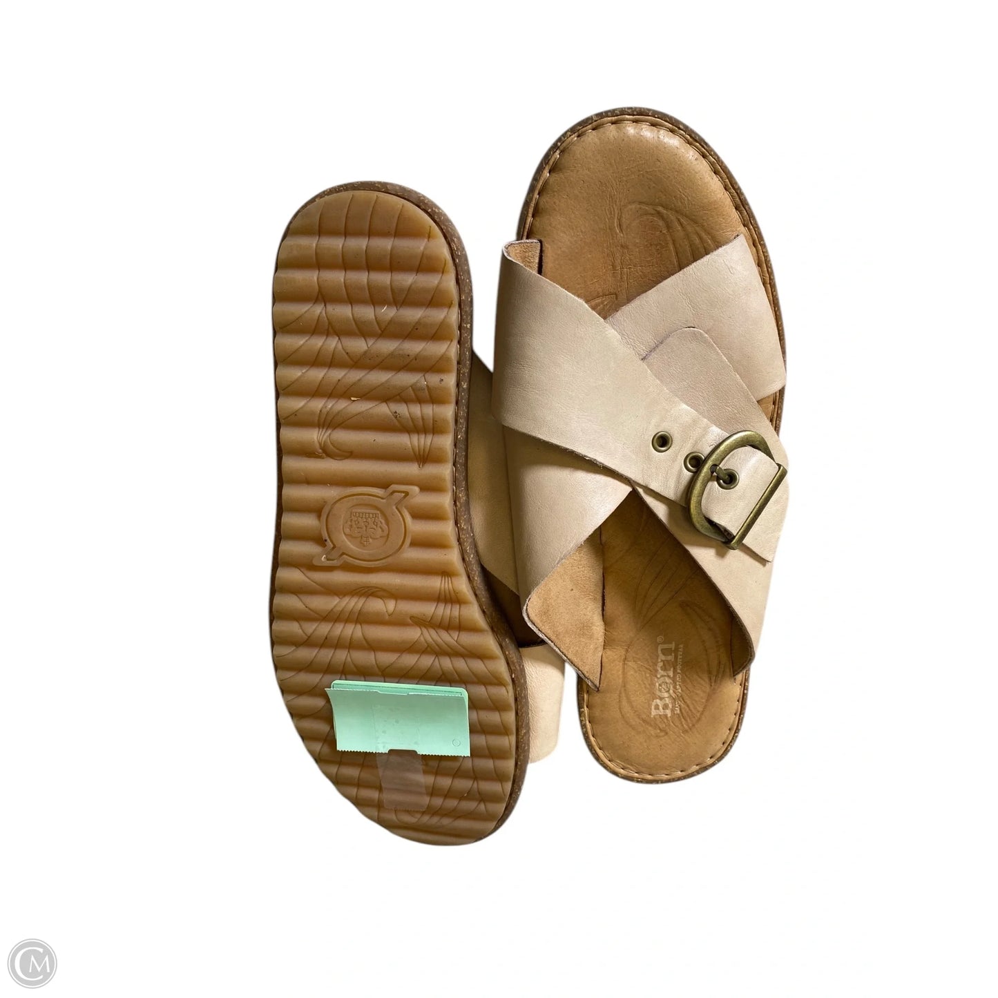 Sandals Flip Flops By Born In Tan, Size: 11