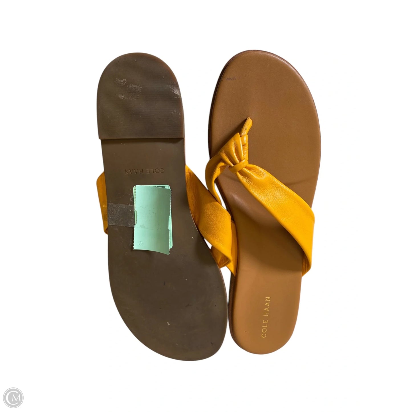Sandals Flip Flops By Cole-haan In Orange, Size: 11