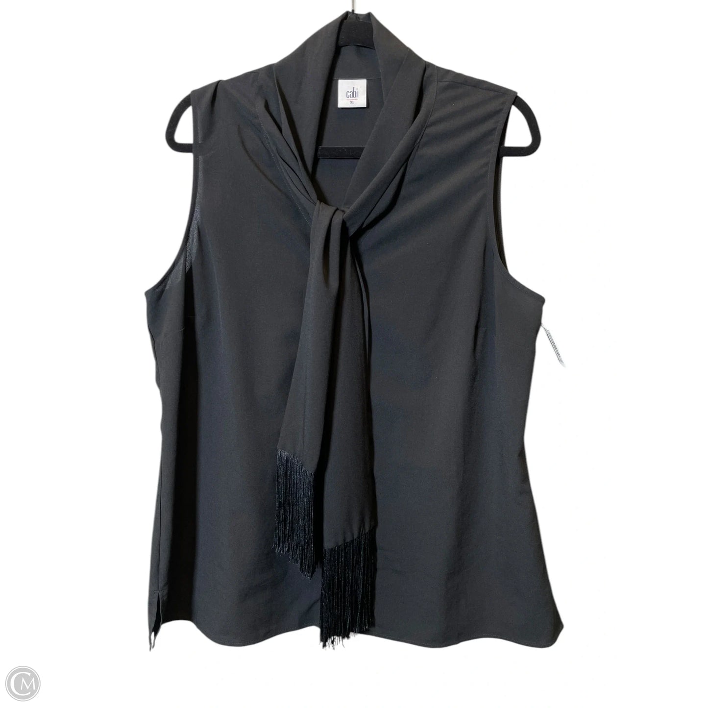 Top Sleeveless By Cabi In Black, Size: Xl