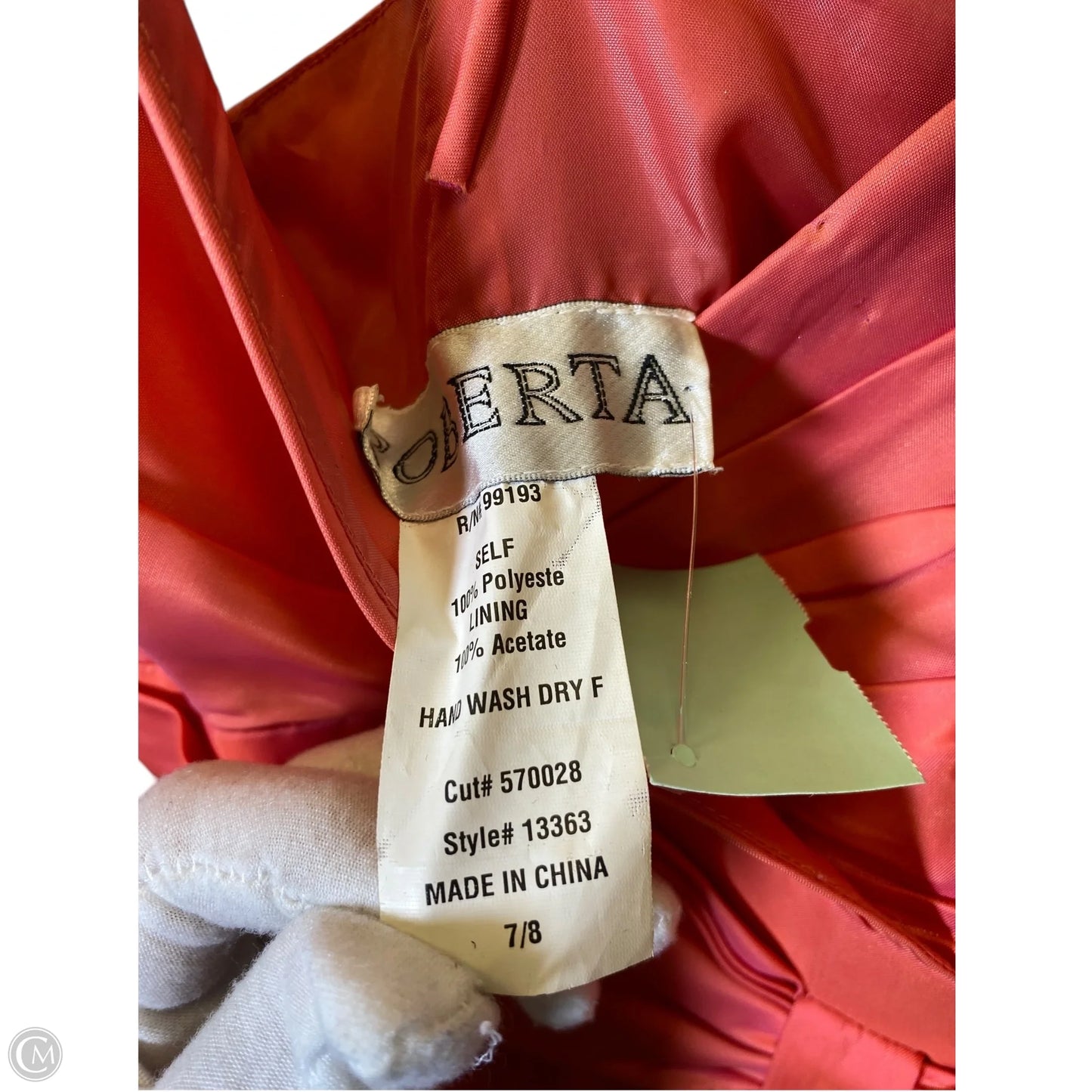 Dress Party Short By Cmc In Orange, Size: S