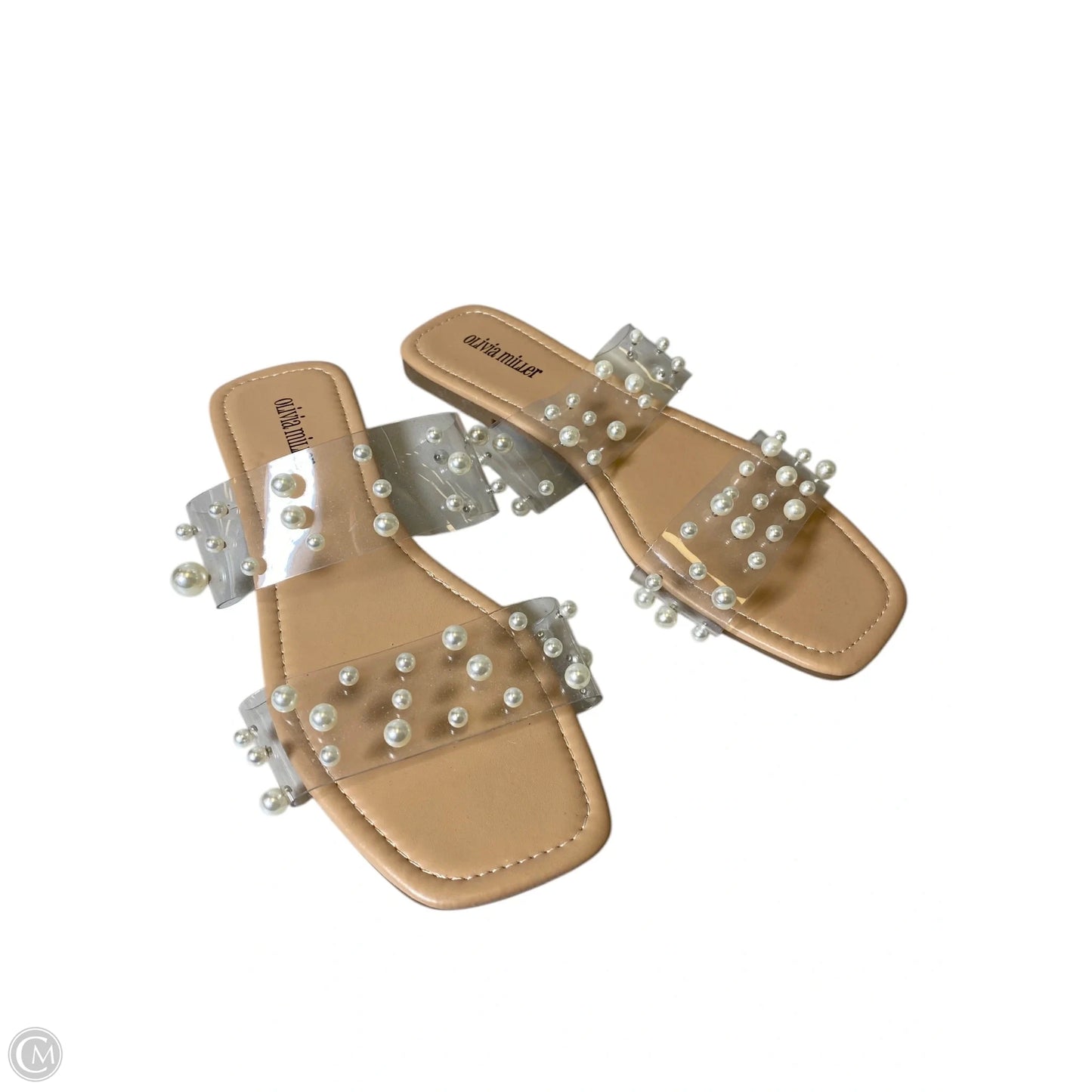 Sandals Flip Flops By Olivia Miller In Clear, Size: 7
