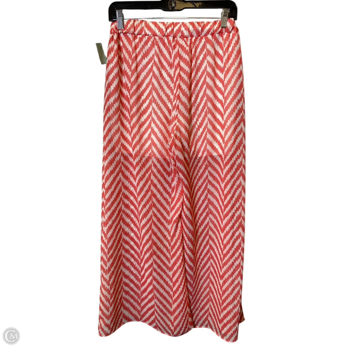 Pants Wide Leg By Cmc In Red & White, Size: M