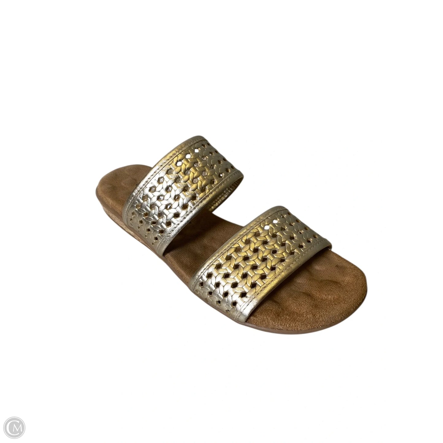 Sandals Flats By Cmc In Gold, Size: 7.5
