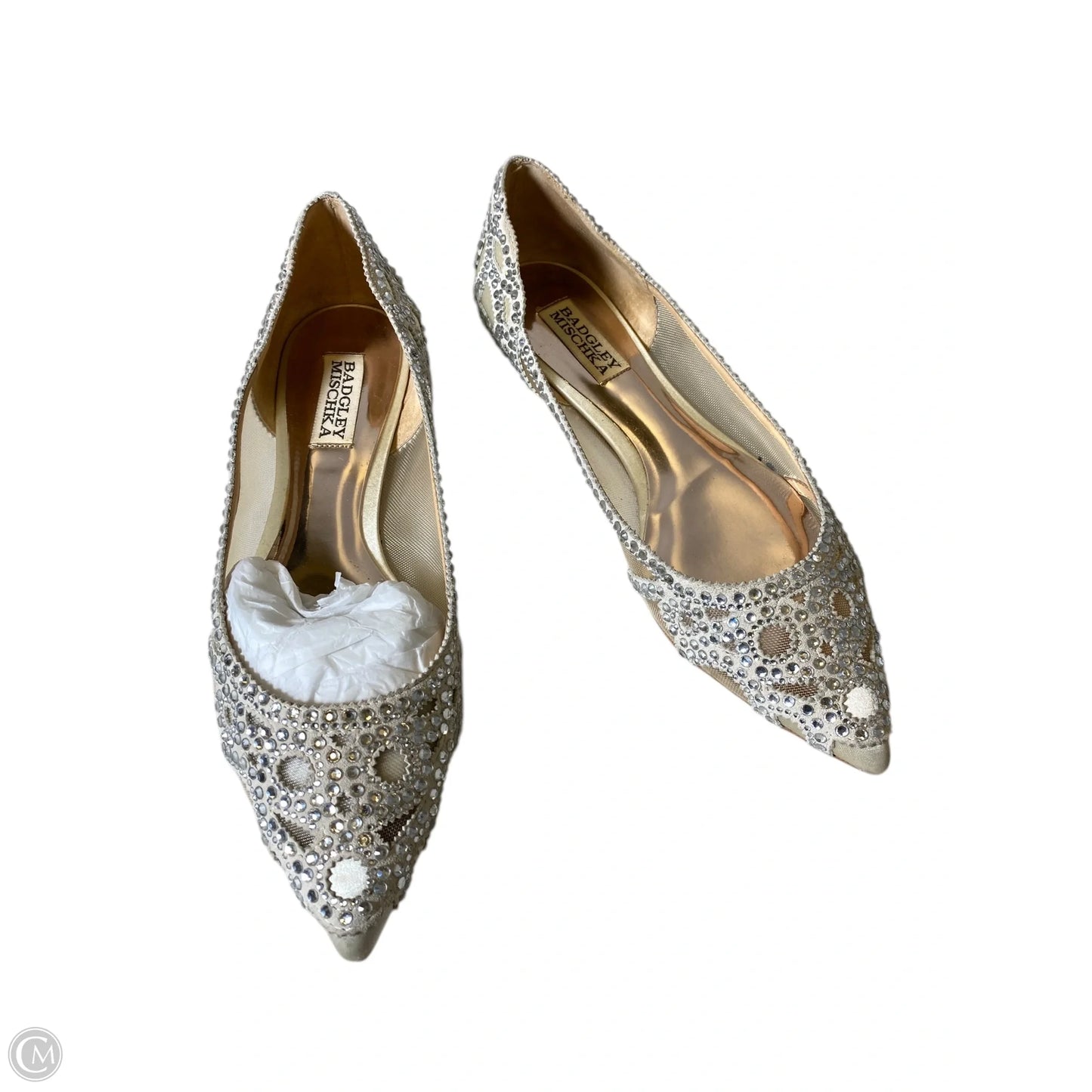 Shoes Flats By Badgley Mischka In Clear, Size: 7