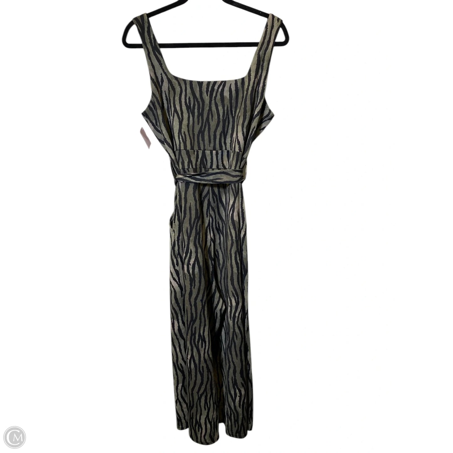 Jumpsuit By Cmc In Black & Grey, Size: 10