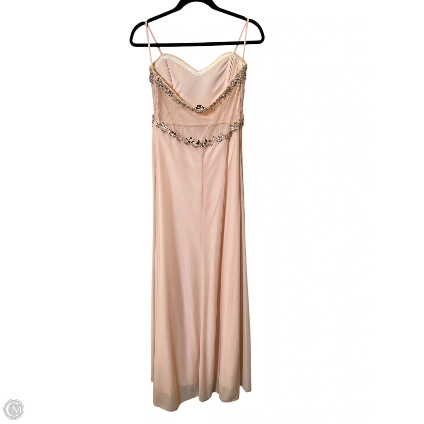 Dress Party Long By Sequin Hearts In Peach, Size: M