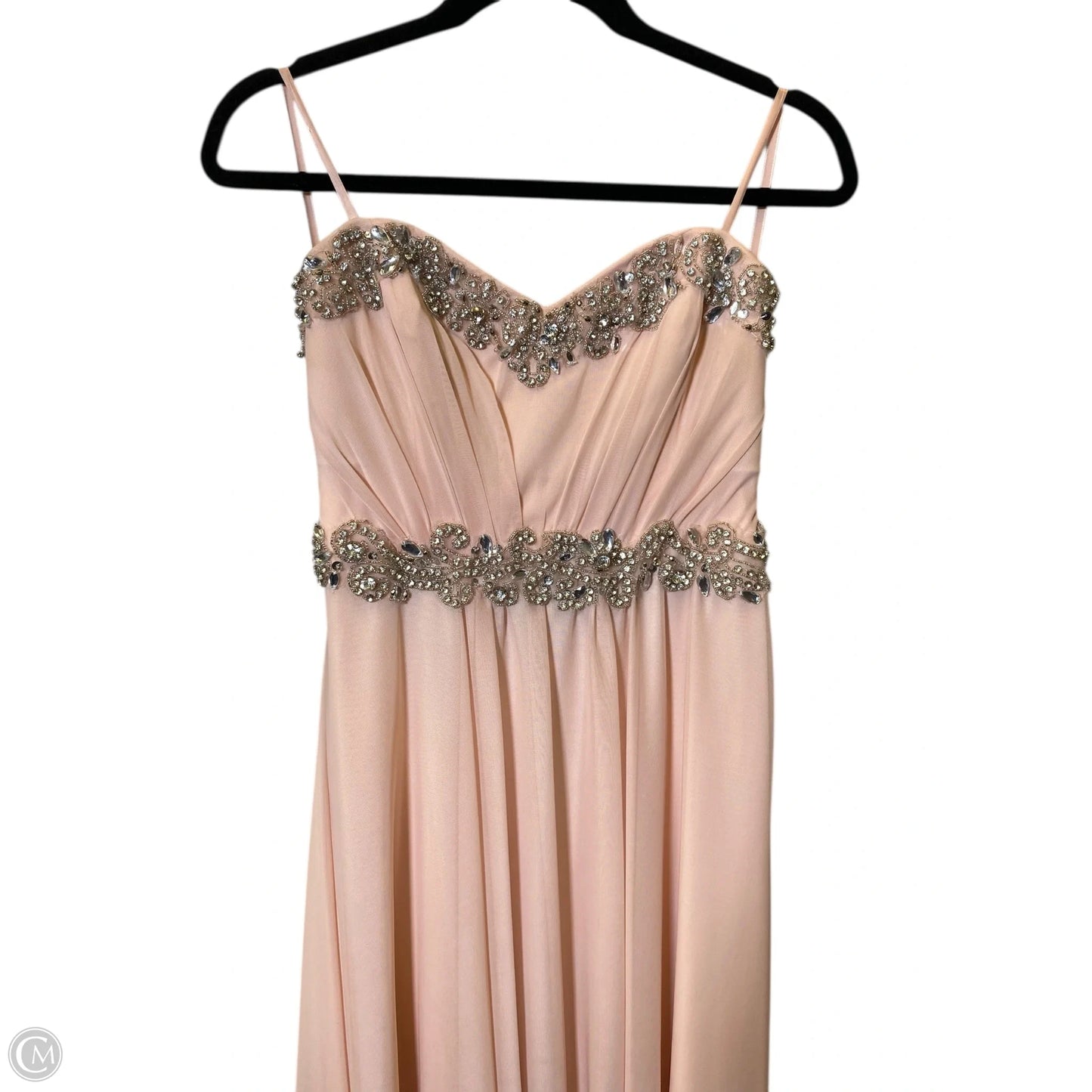 Dress Party Long By Sequin Hearts In Peach, Size: M