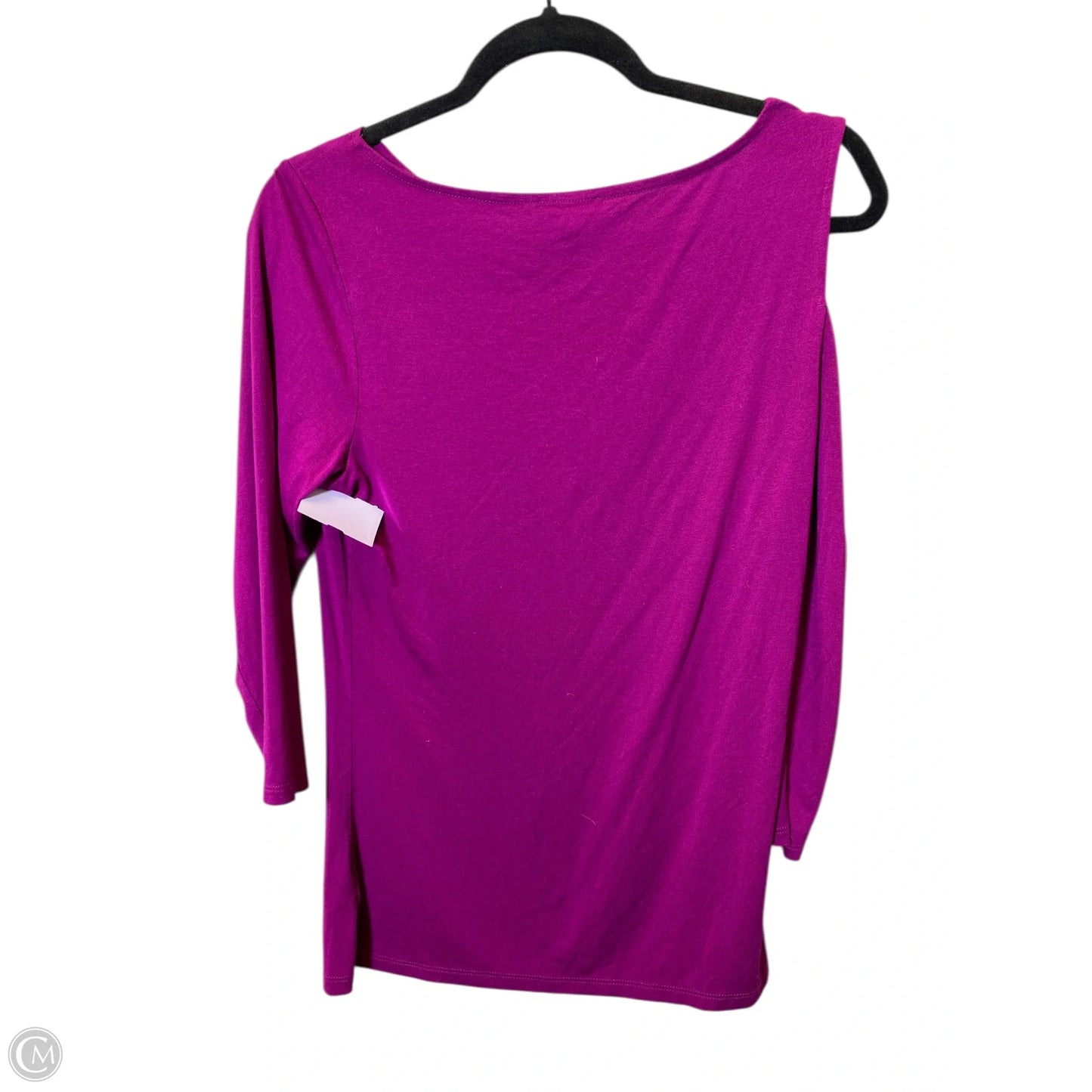 Top 3/4 Sleeve By Cmc In Purple, Size: M