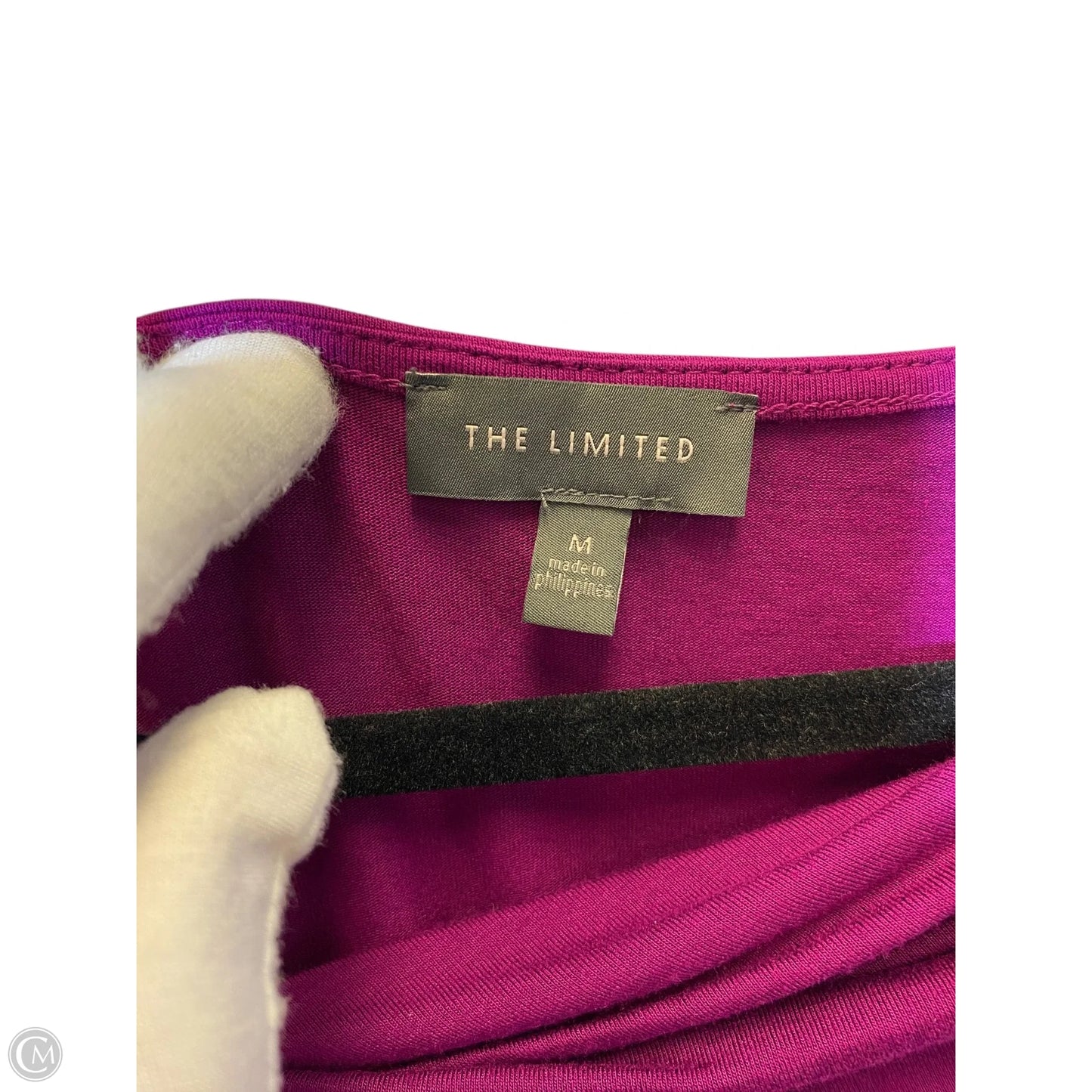 Top 3/4 Sleeve By Cmc In Purple, Size: M