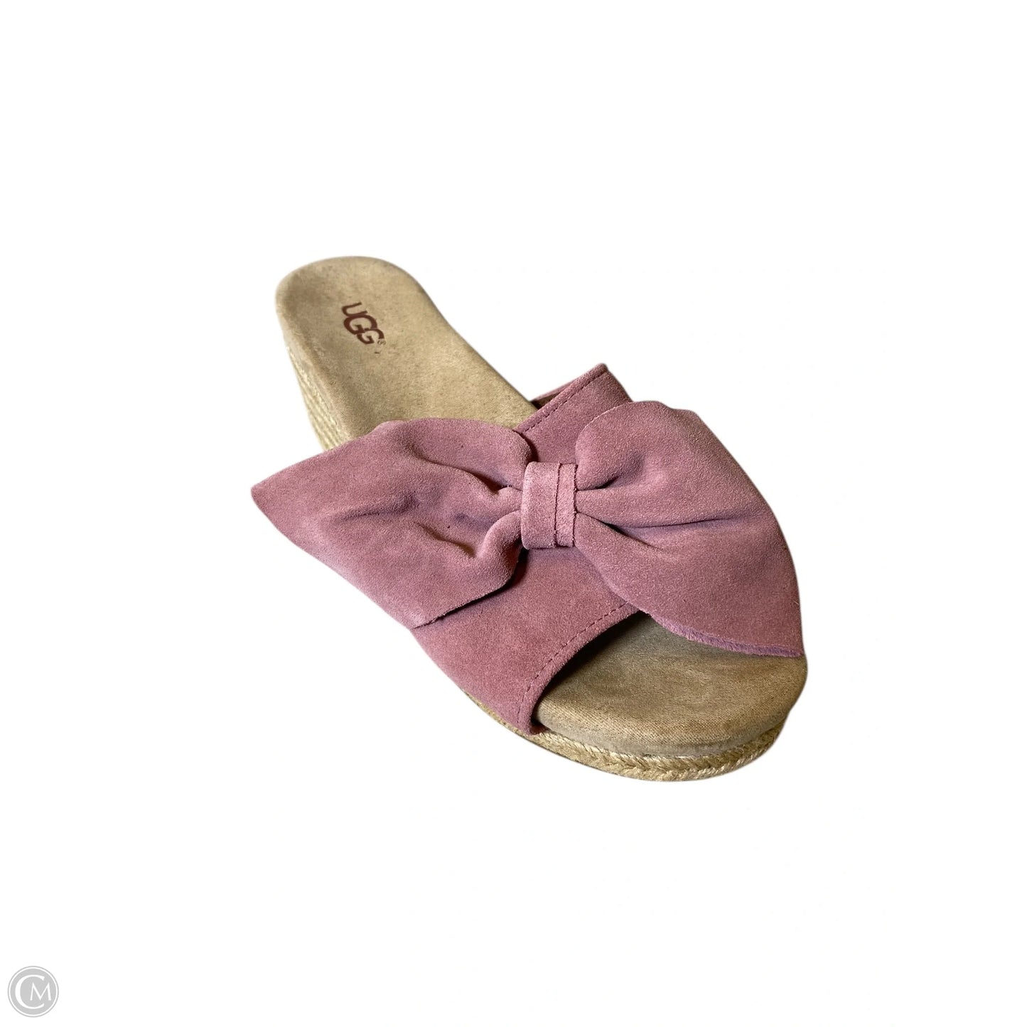 Sandals Designer By Ugg In Pink, Size: 8