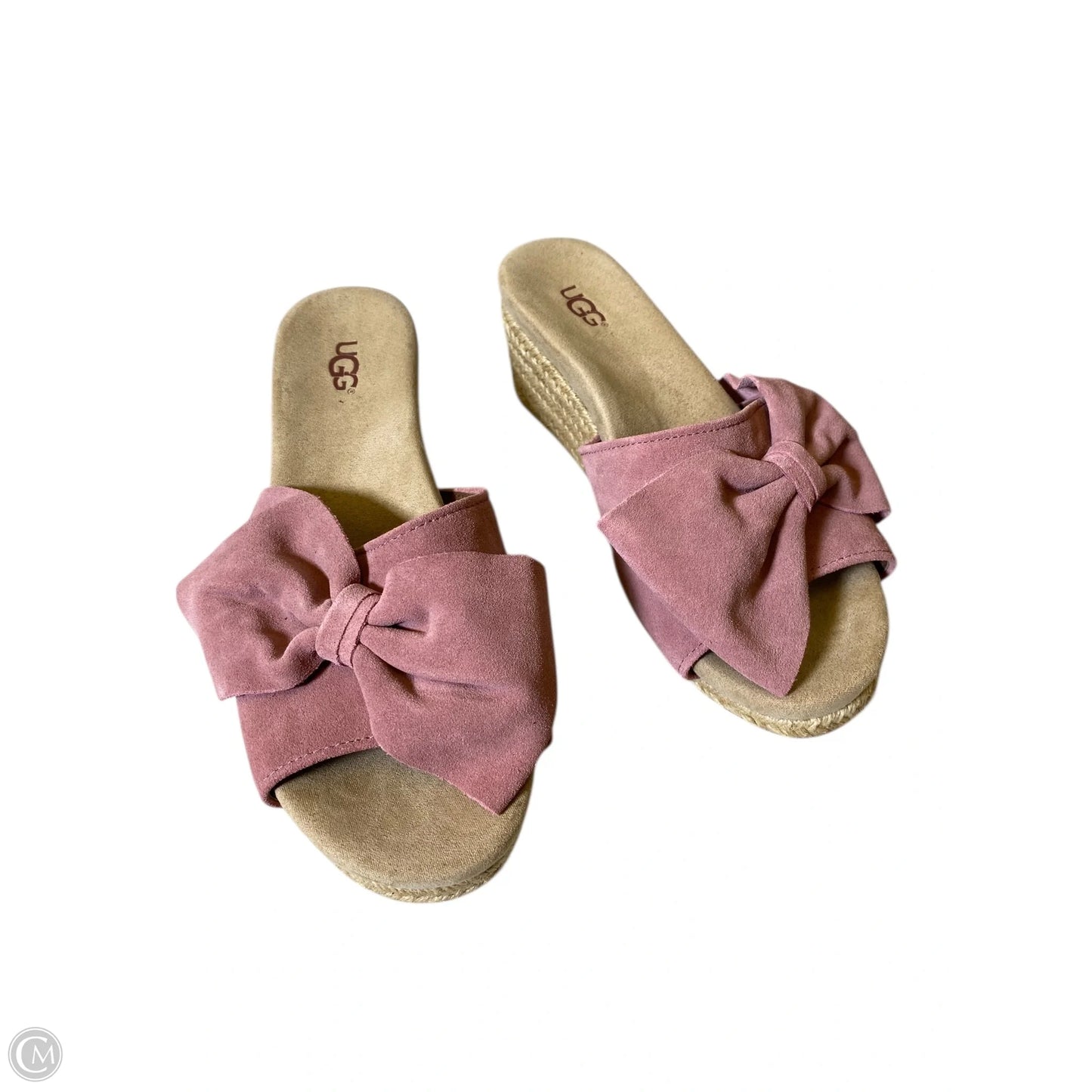 Sandals Designer By Ugg In Pink, Size: 8