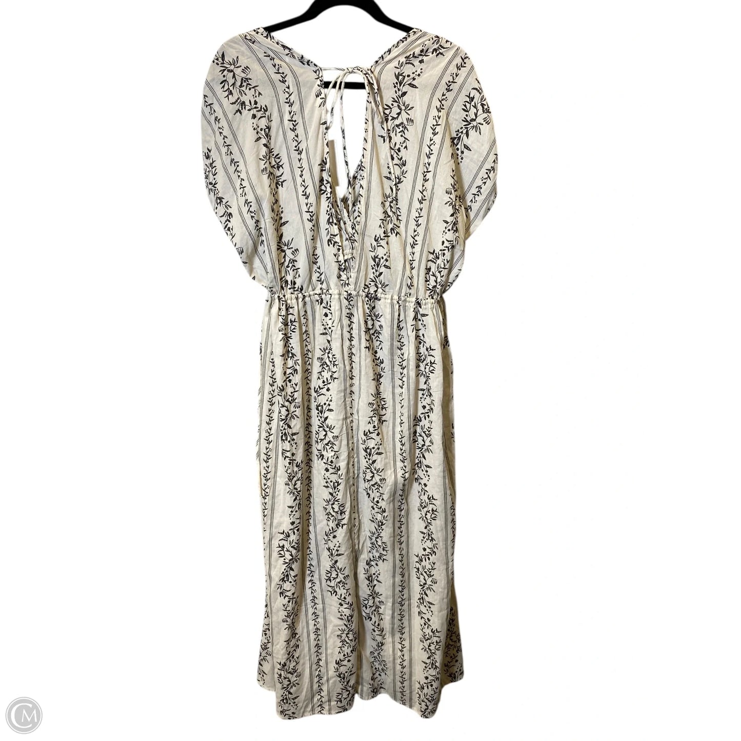 Dress Casual Maxi By H&m In Black & Tan, Size: S