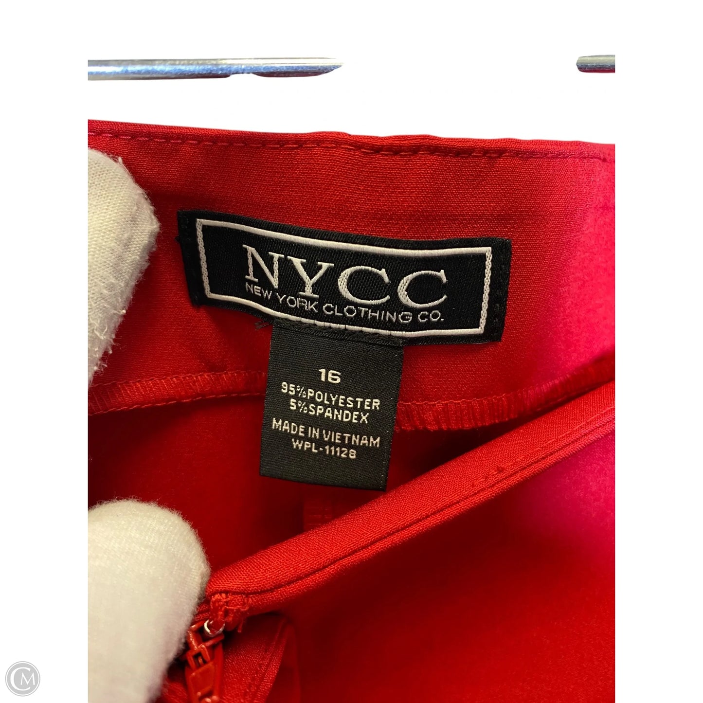 Pants Wide Leg By Cmc In Red, Size: 16