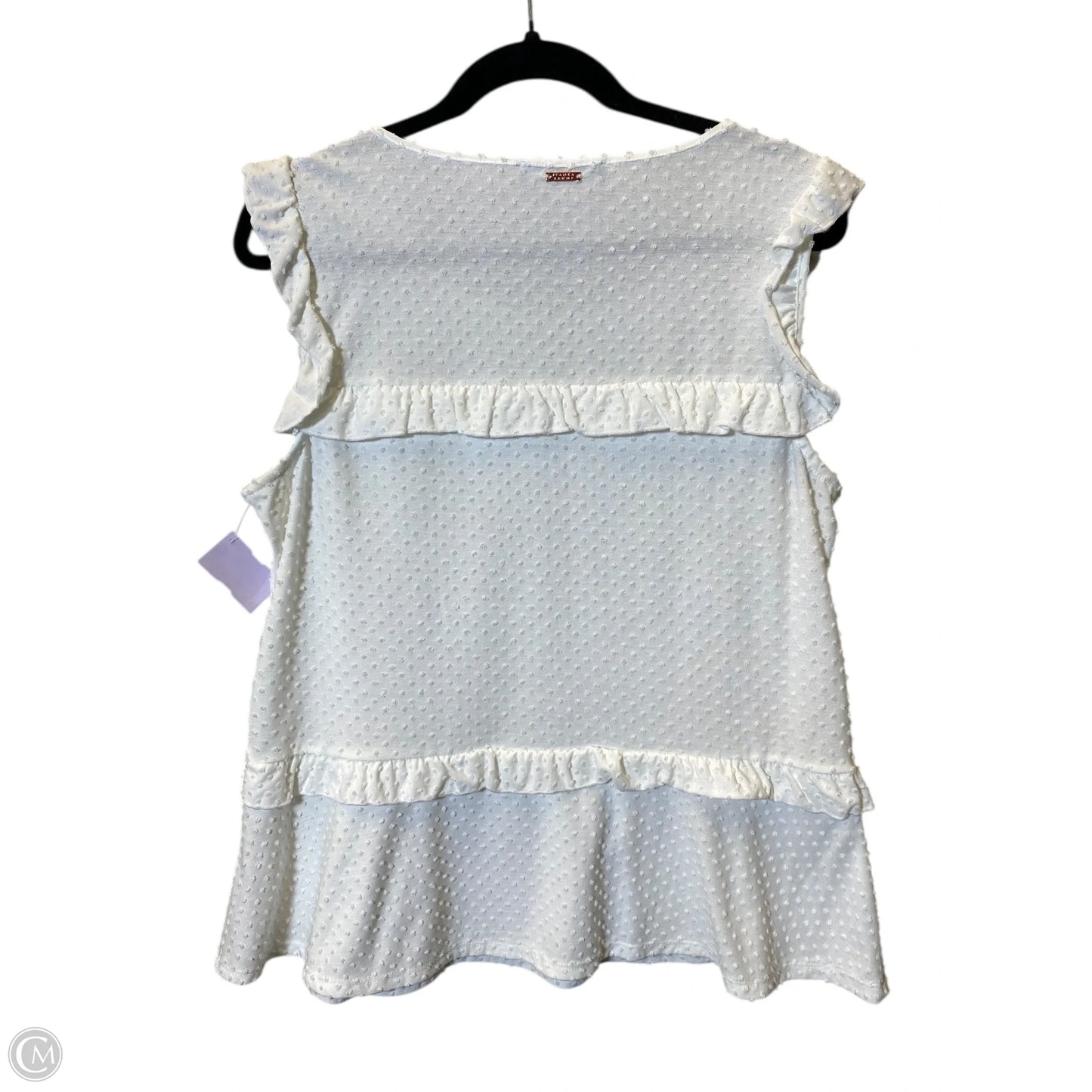 Top Sleeveless By Ivanka Trump In White, Size: L