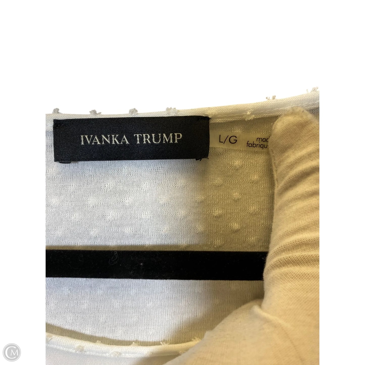 Top Sleeveless By Ivanka Trump In White, Size: L