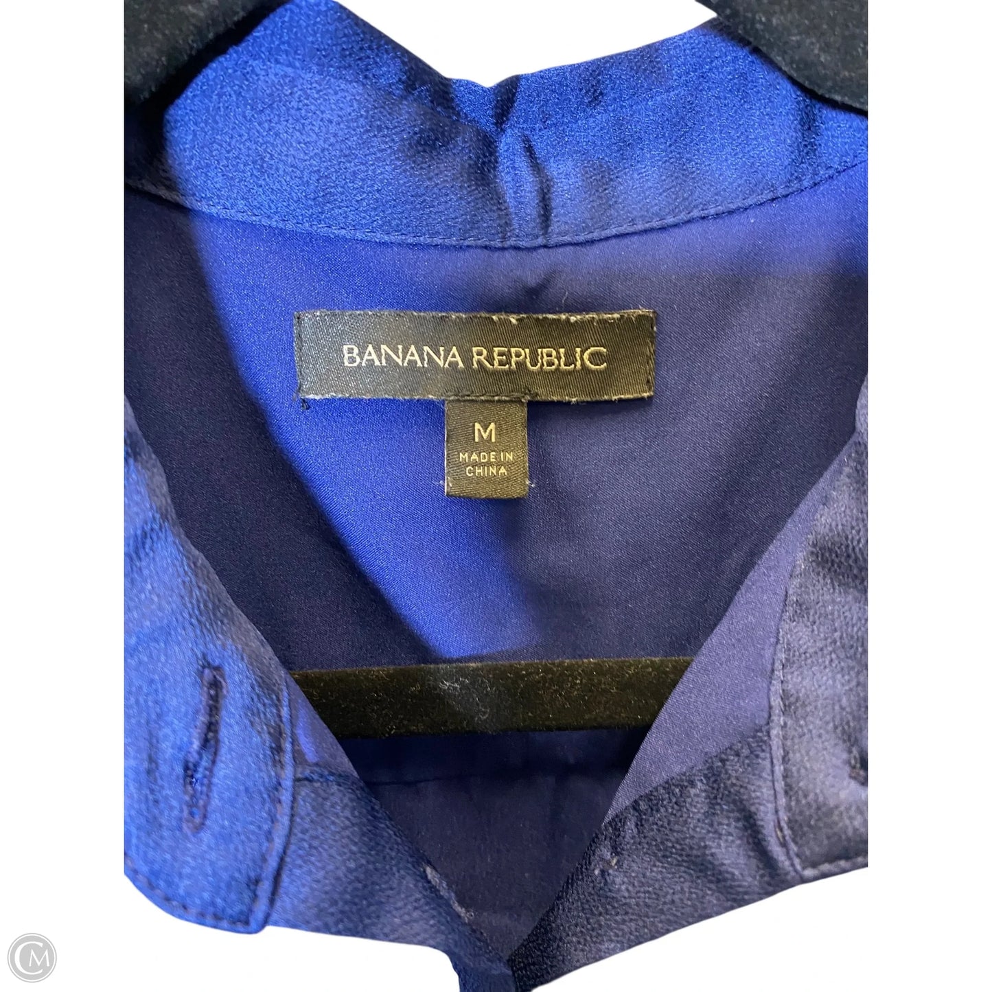 Dress Casual Midi By Banana Republic In Navy, Size: M