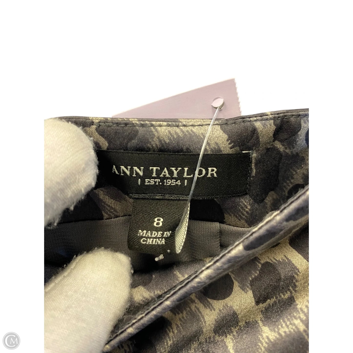 Skirt Midi By Ann Taylor In Animal Print, Size: 8