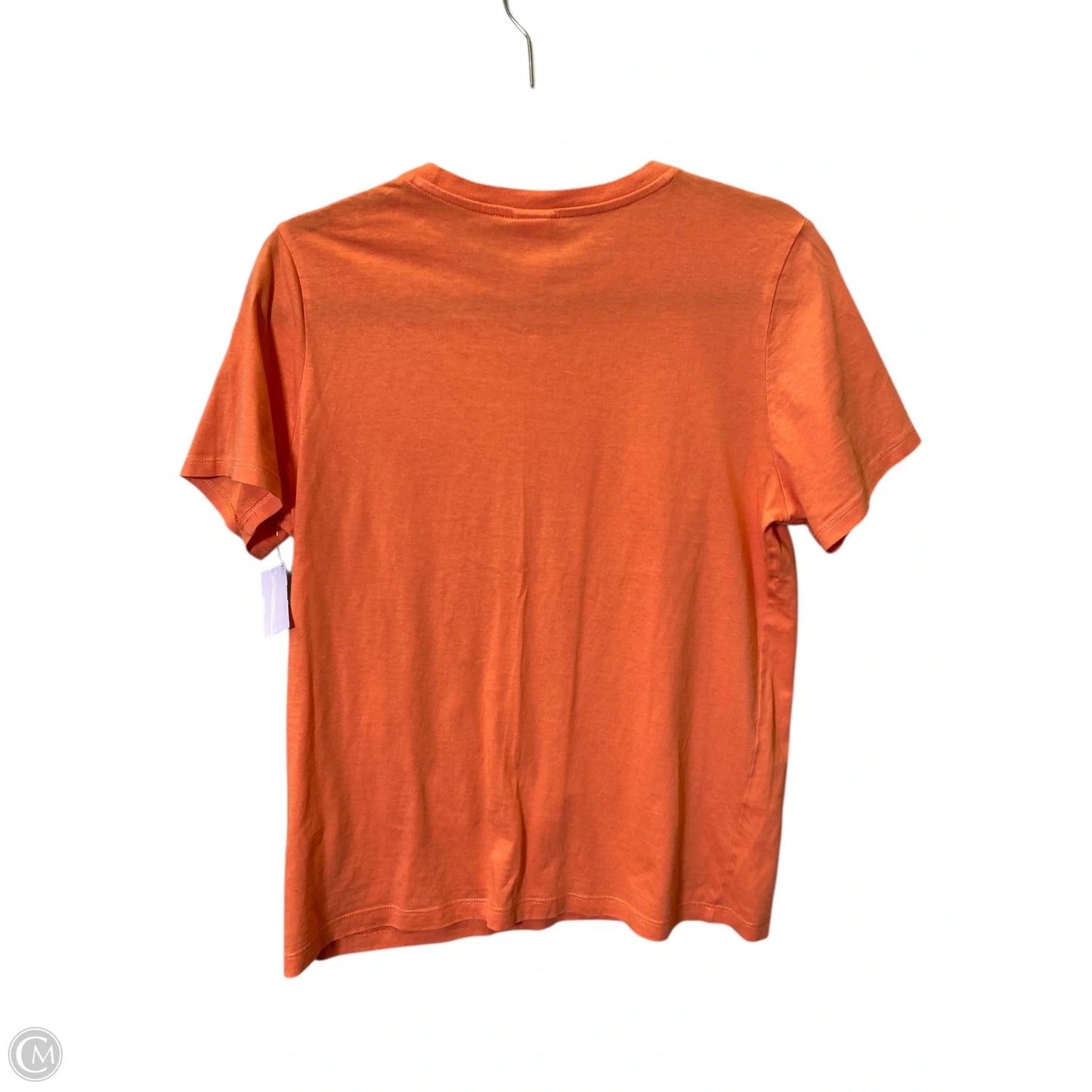 Top Short Sleeve Basic By H&m In Orange, Size: S