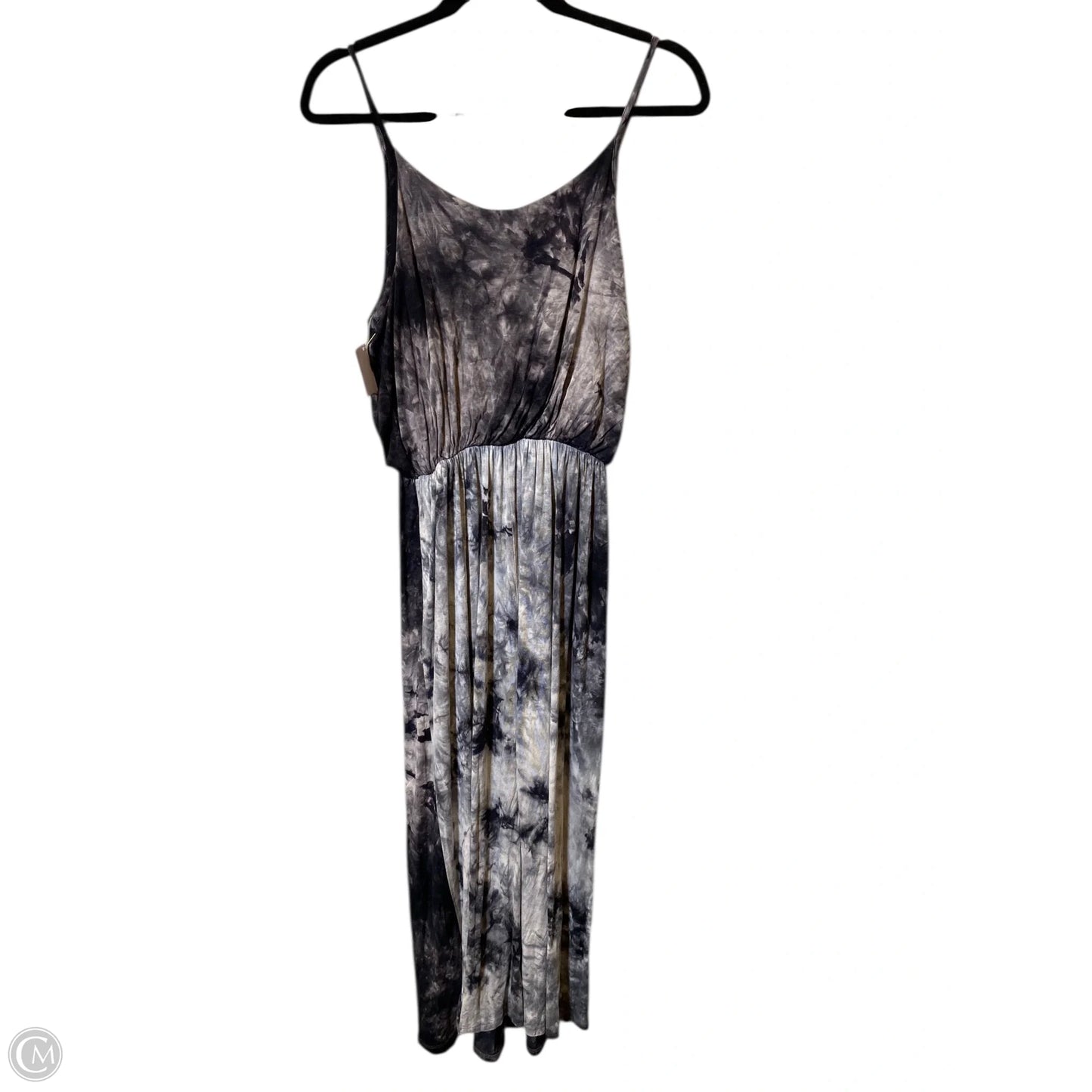 Dress Casual Midi By Cmc In Tie Dye Print, Size: L