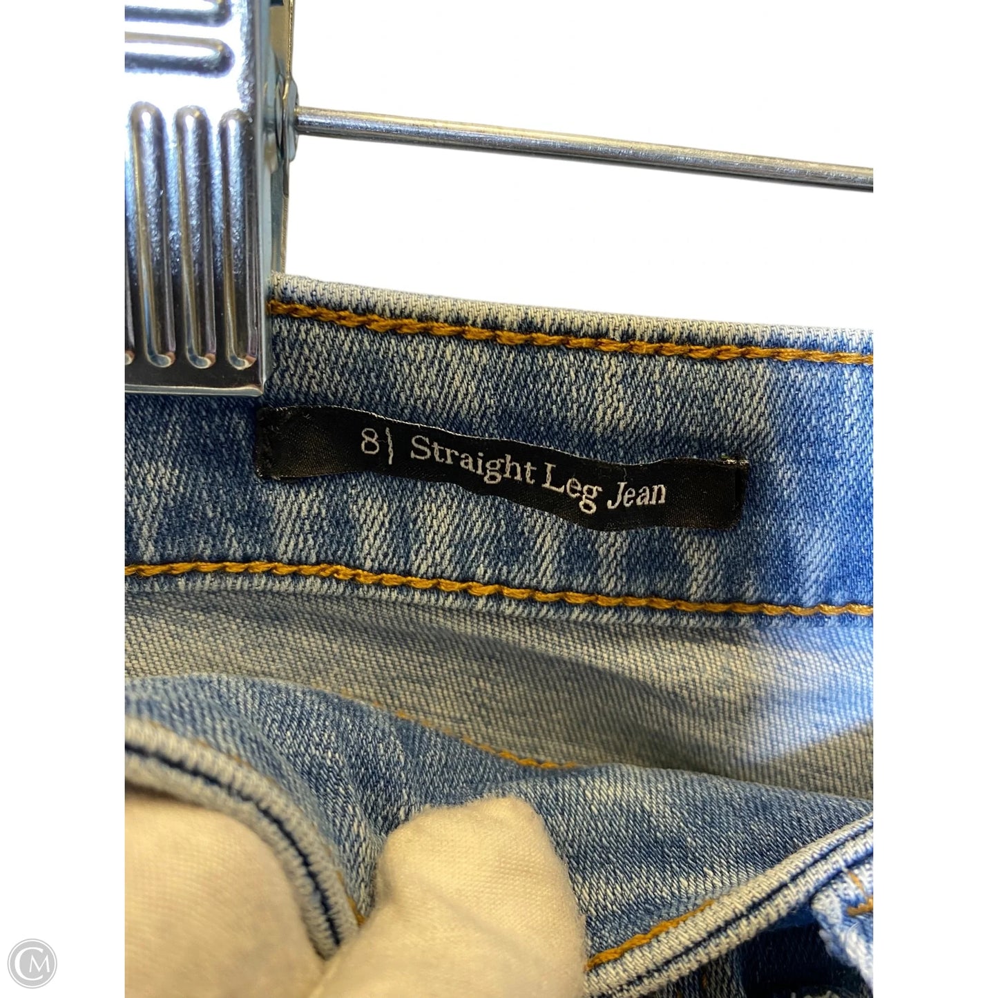 Jeans Straight By Talbots In Blue, Size: 8