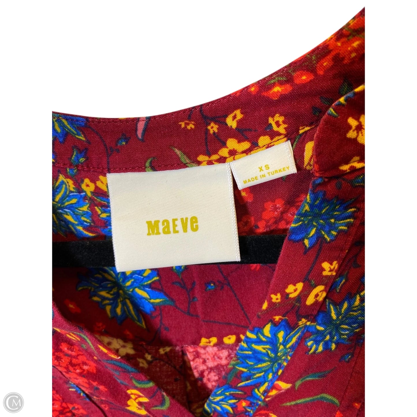 Blouse Long Sleeve By Maeve In Multi-colored, Size: Xs